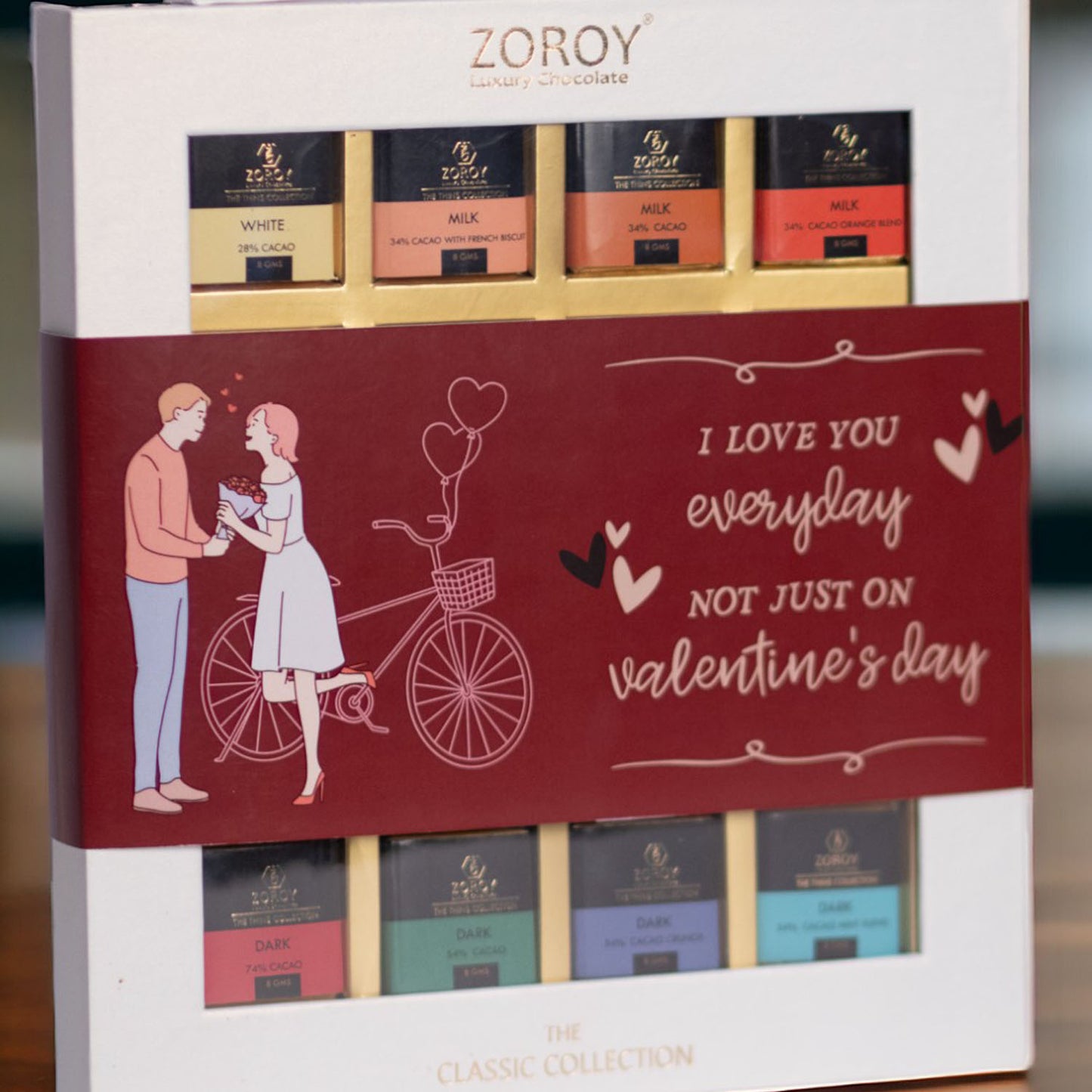 ZOROY I love you everyday Box of 16 Thins