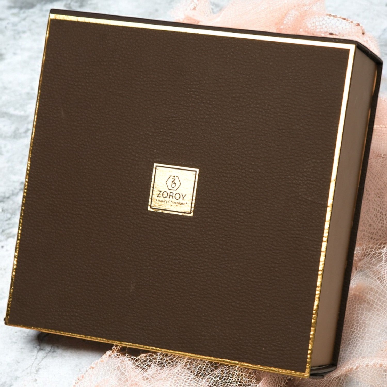 ZOROY Elegant Treats Hamper - Stylish Box with Arabica Coffee 75g, 2 Snack Packs, Assorted Chocolates, Berries and Dry Fruits 325g, Organic Honey 175g- Ideal Festive Diwali gift for the Family Corporates