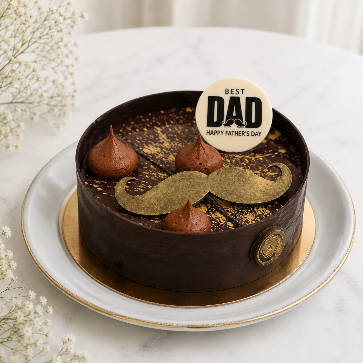 ZOROY Belgian Chocolate Truffle Cake 500g | Eggless | Father's Day