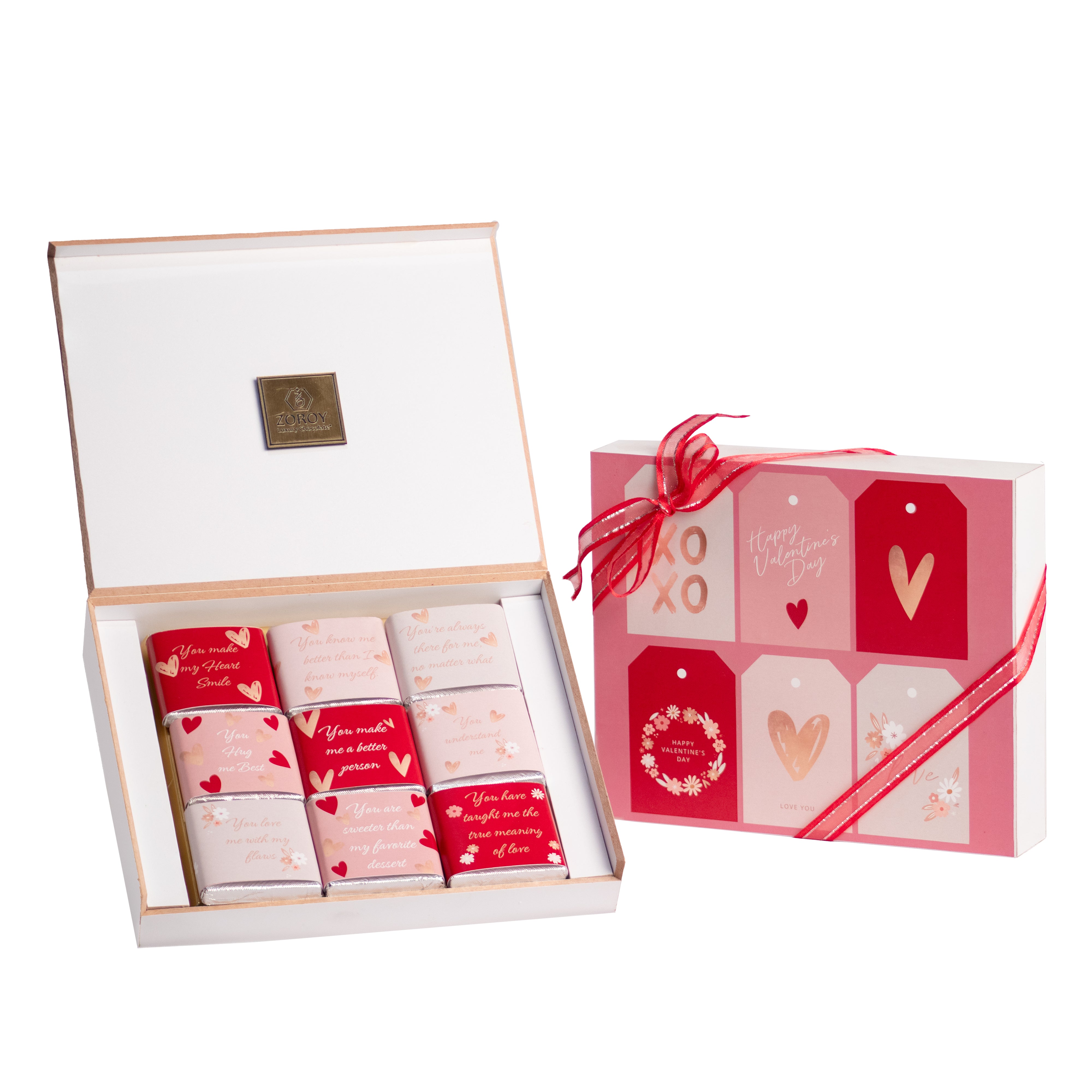 ZOROY 9 Reasons Why I love you chocolate box