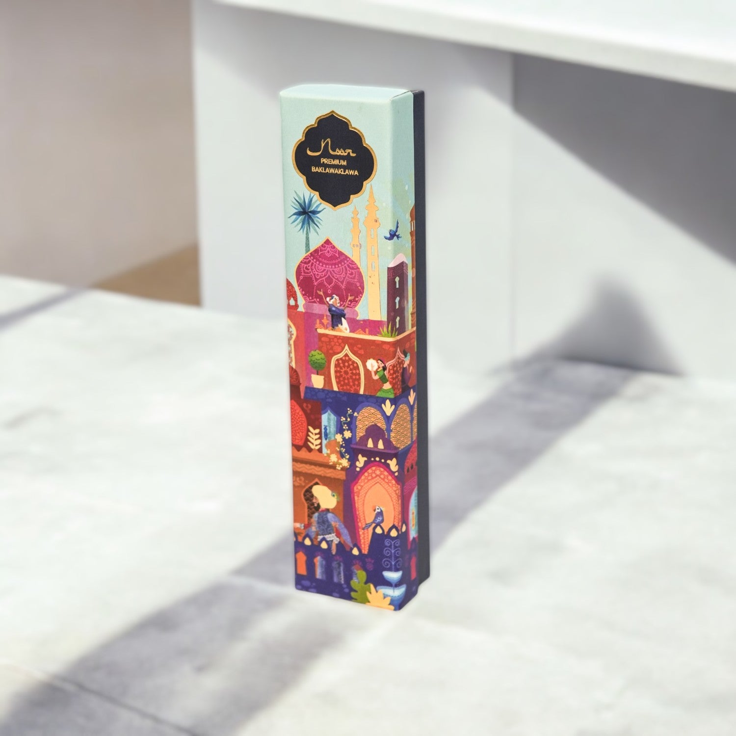 ZOROY Noor Premium Traditional Authentic Turkish Baklava – 4 Piece Assorted Gift Box, 88 g - Middle Eastern Delight with Rich Nuts & Honey | Perfect Sweets for Special Occasions, Festivities, Gifting and Snacking