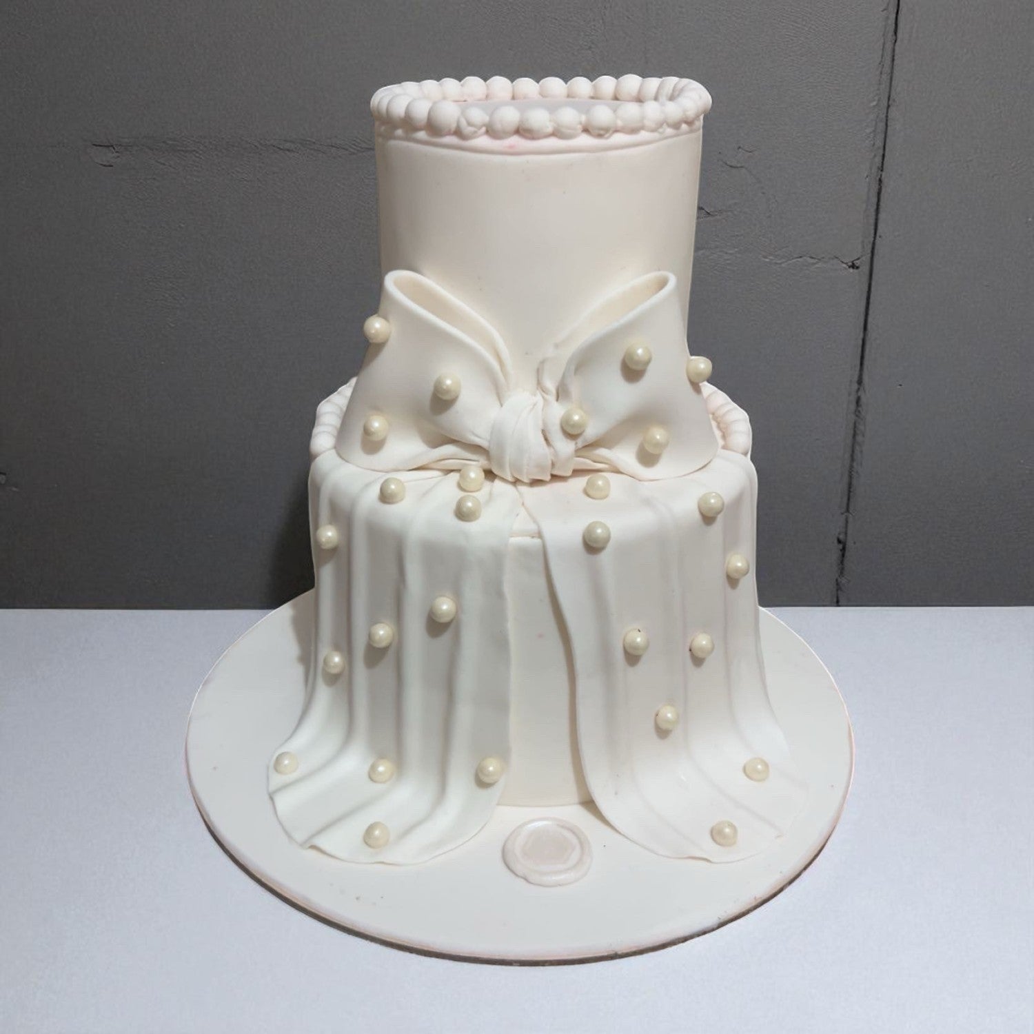 Two-Tier Bow Cake – Birthday & Celebration Cake