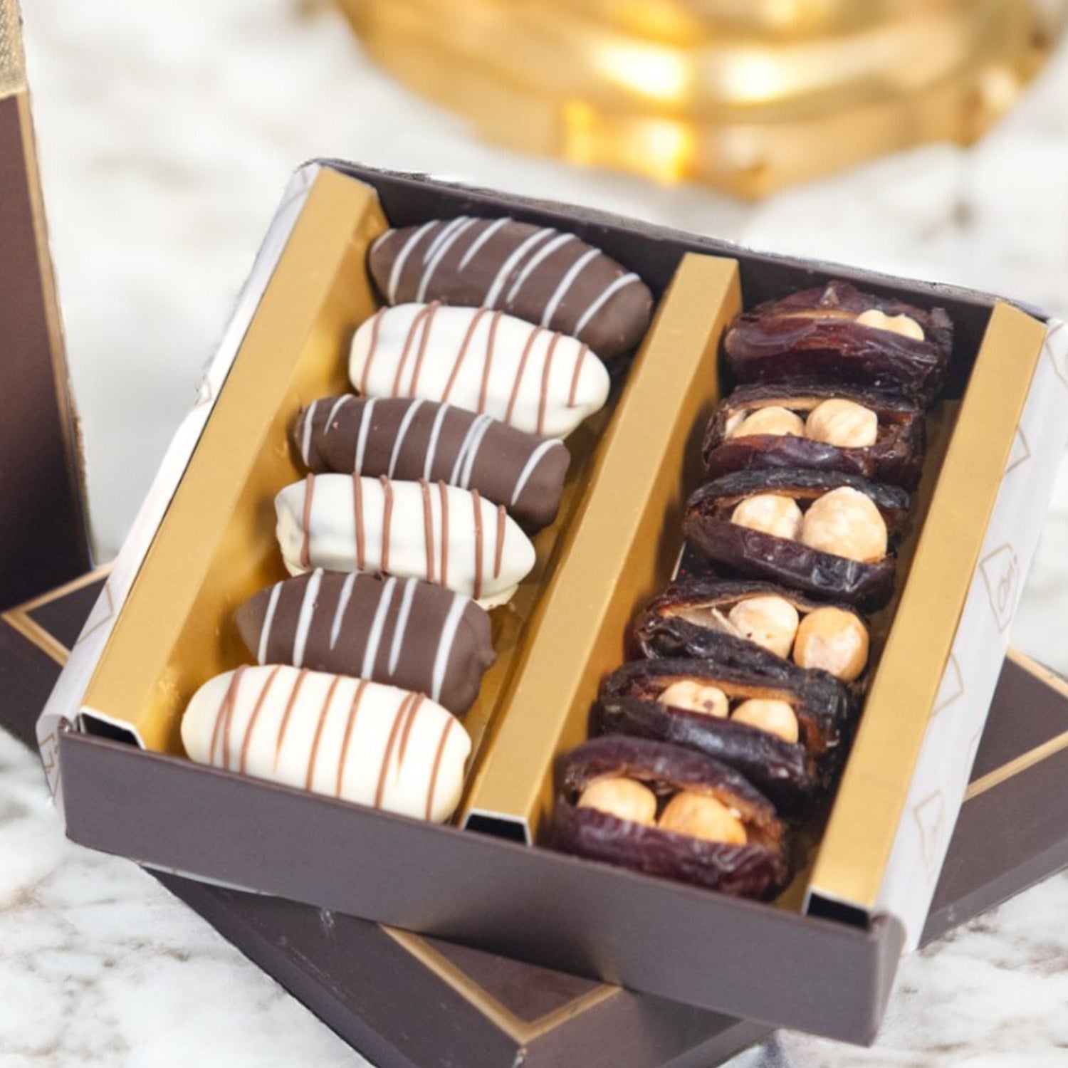 ZOROY Assorted Dry Fruit Filled Dates 180G