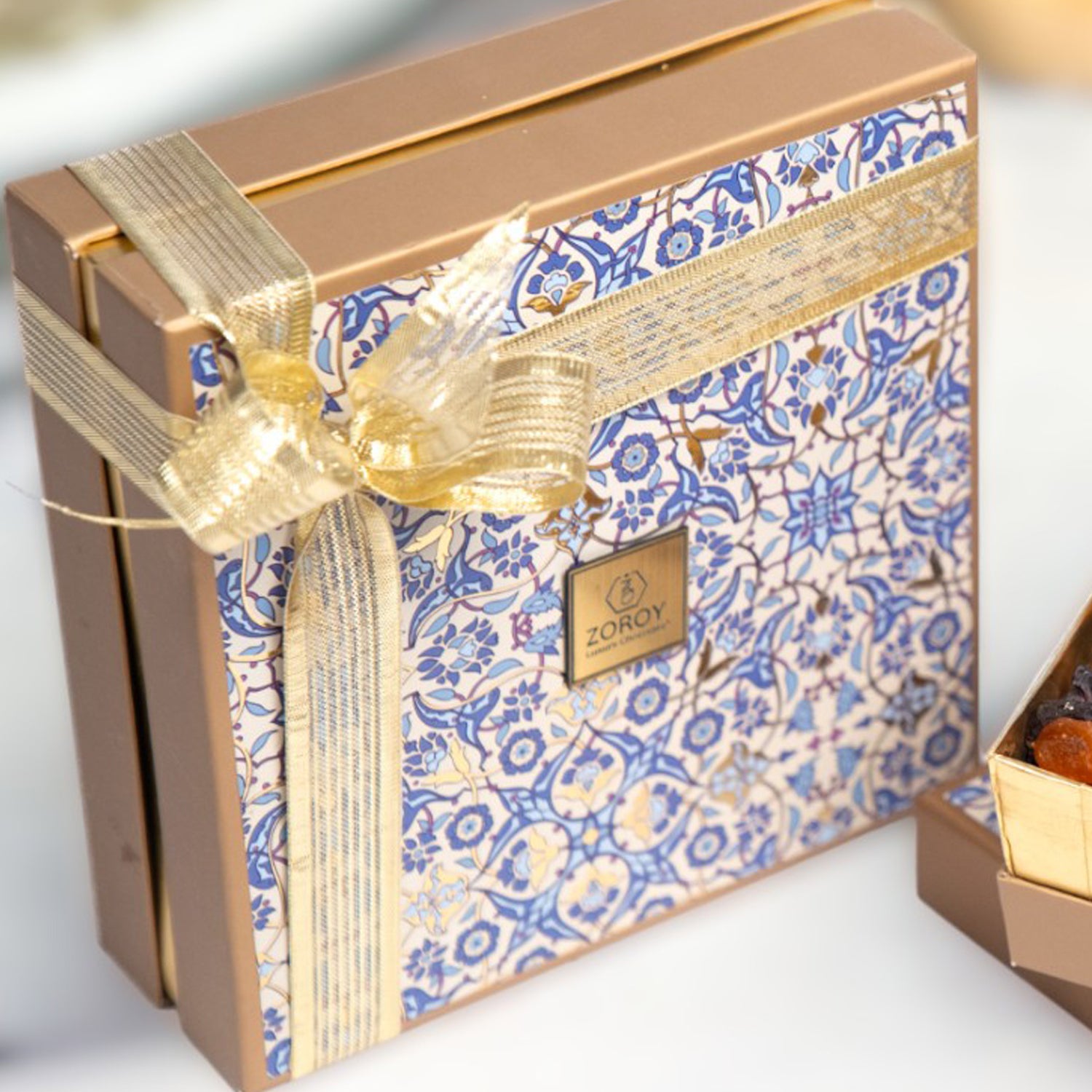 ZOROY Assorted Neel Dry Fruit Filled Dates 450G | Filled With Roasted Pistachio, peeled orange wholes,Roasted hazelnuts and chocolate coated almond stuffed dates | Khajur dry fruit |Natural Sweetener