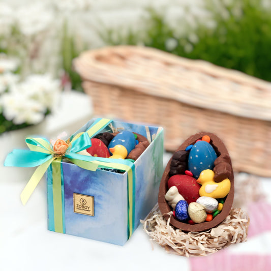 ZOROY Chocolate Easter box of 1 Extra Large Nest