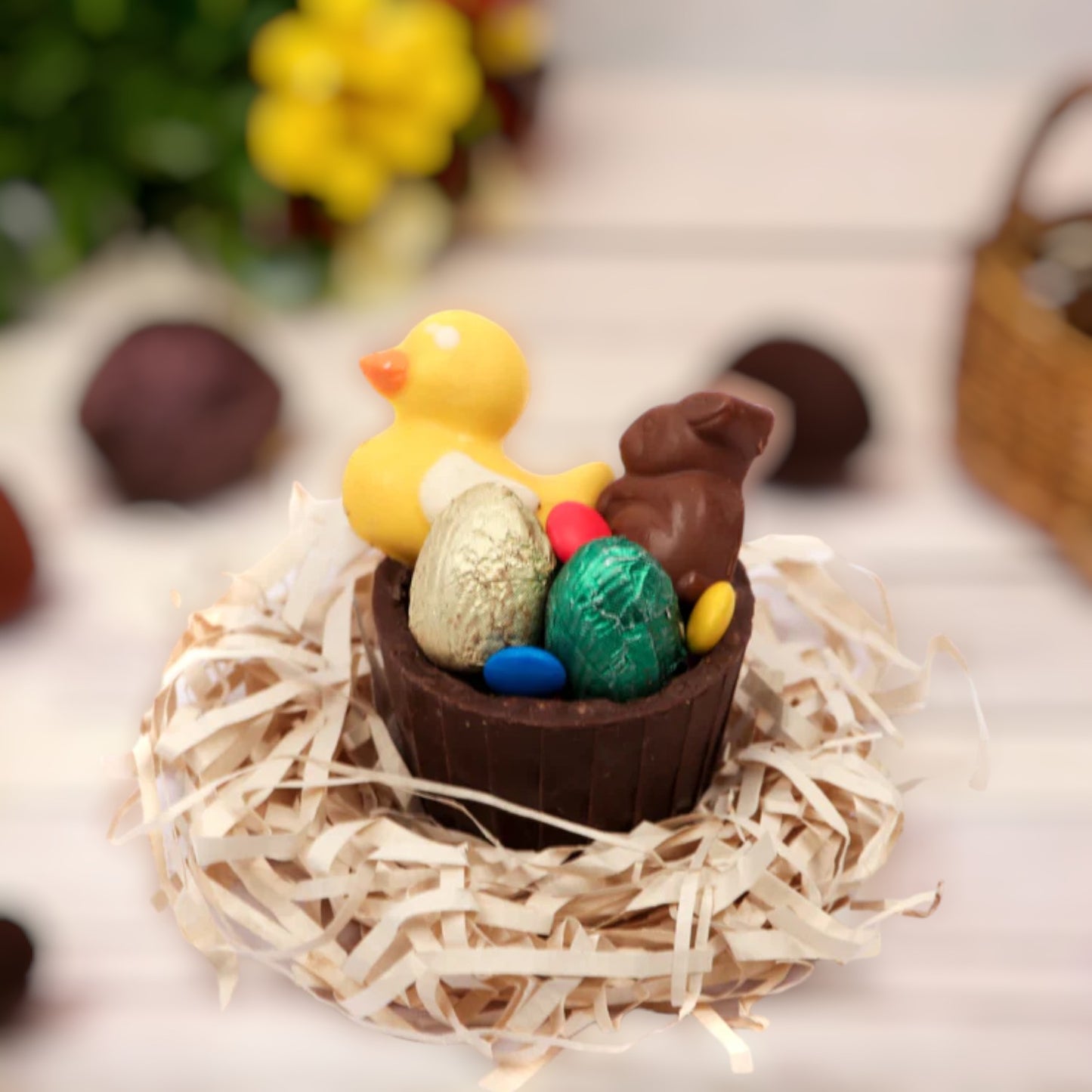 ZOROY Chocolate Mini Cup Easter Nest