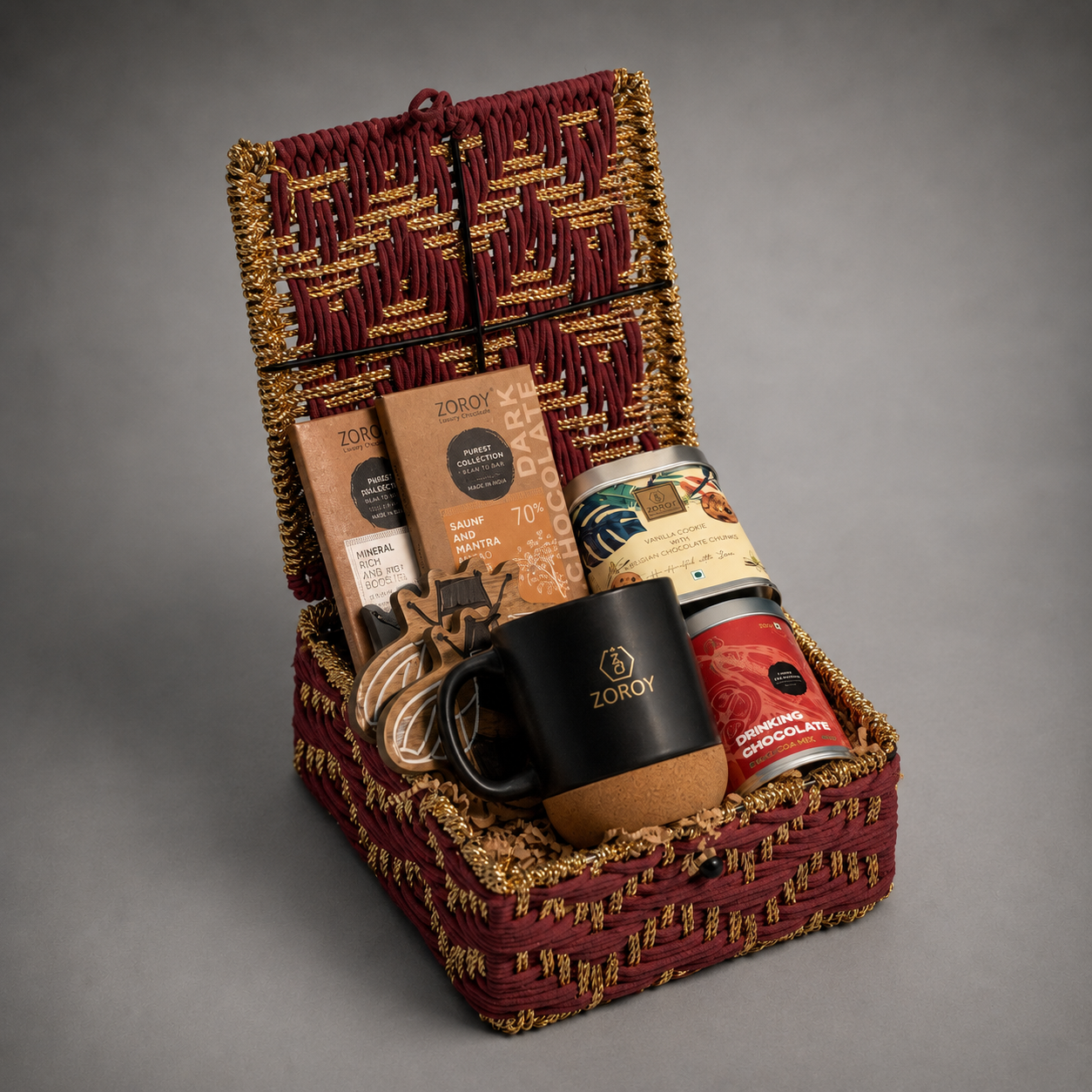 c*o様 back number gift×Life インディーズ ZOROY Craft & Cocoa Gift Hamper with Artisan Chocolate Bars, Travel Mu
