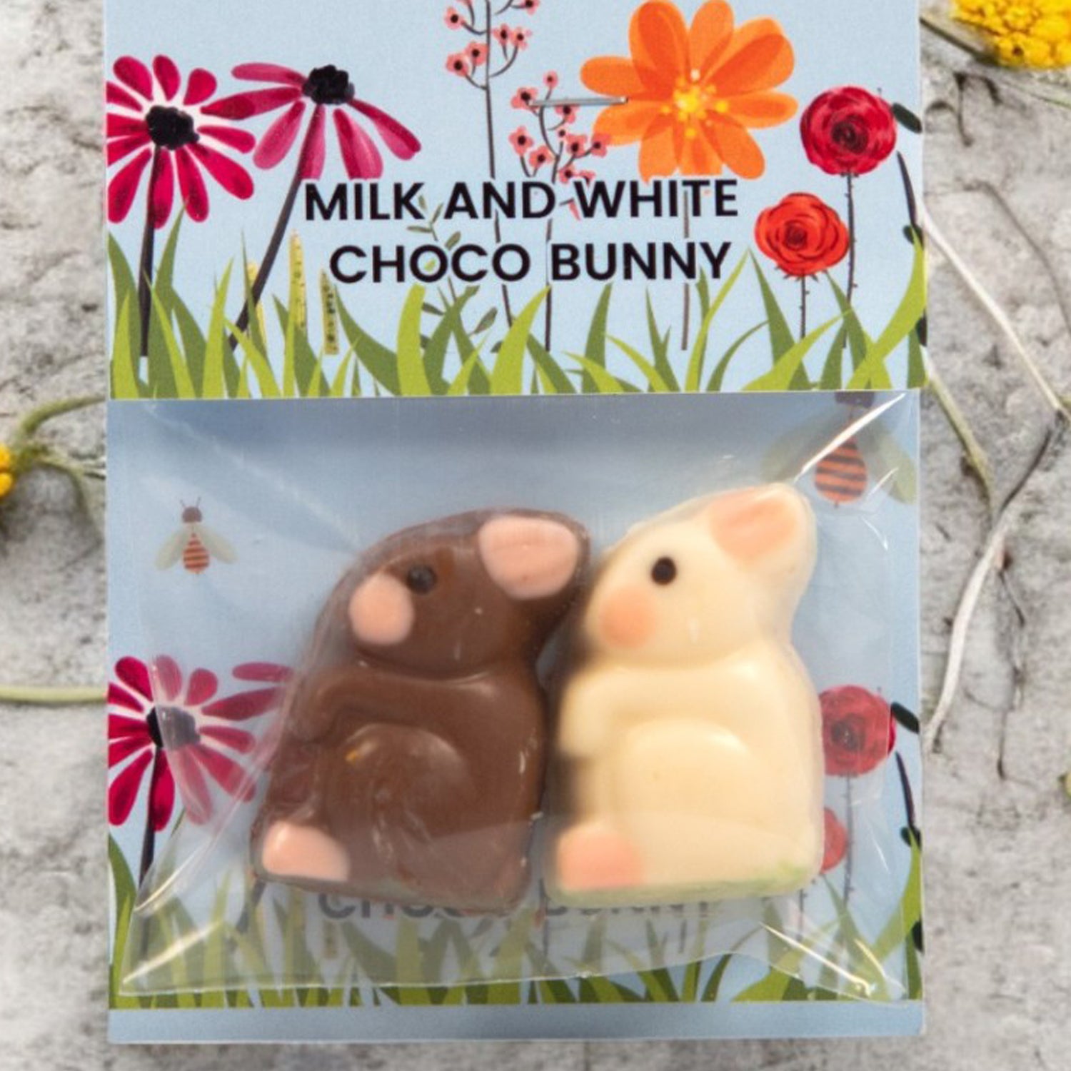 ZOROY Luxury Chocolate Box | Pack of 5 Milk & White Choco Bunnies | Easter Chocolate Gift | Festive Treats for Kids & Adults | Easter Basket Filler, Party Favors, Egg Hunt Goodies & Holiday Gifting
