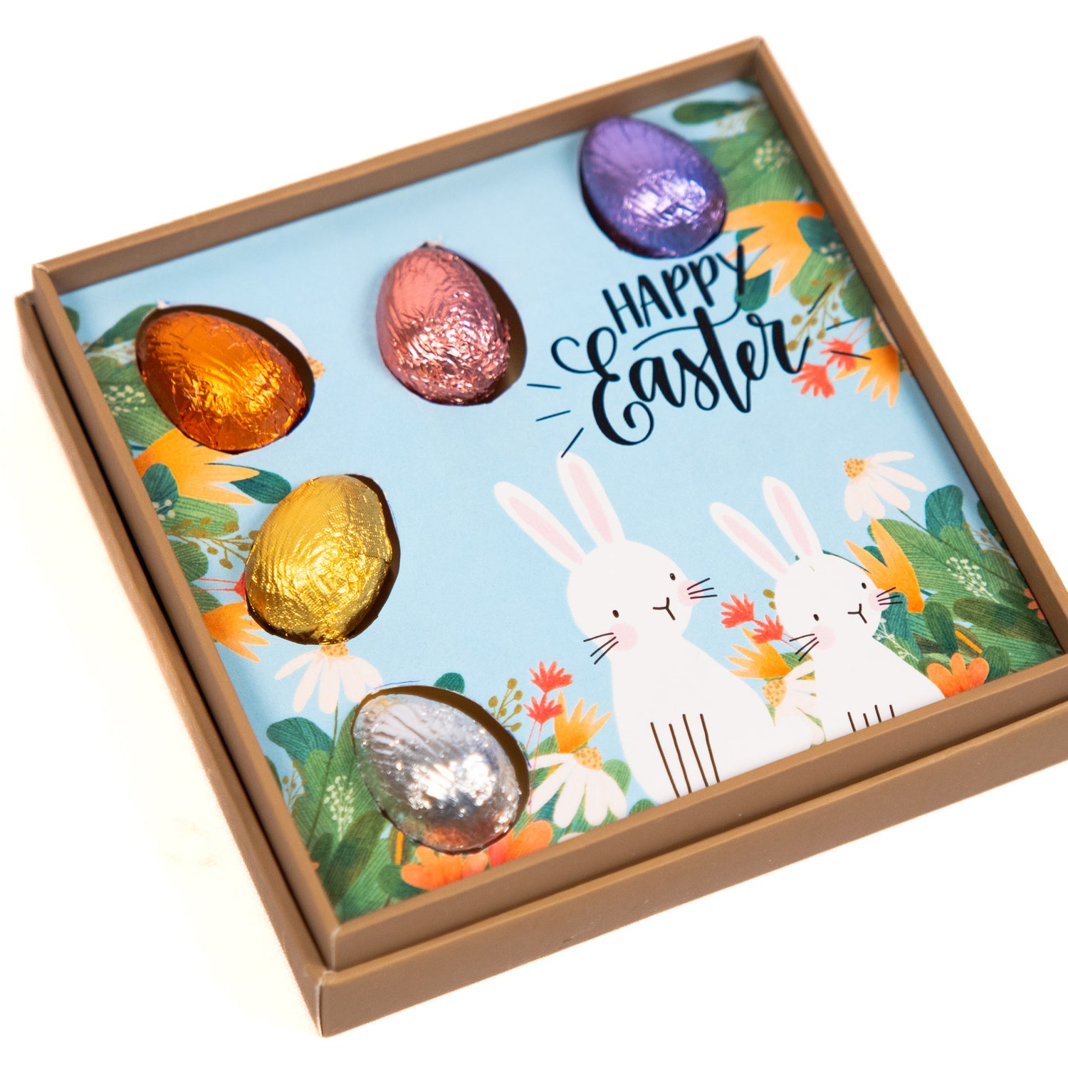 ZOROY Luxury Chocolate Easter Chocolate Egg Box | Pack of 5 Mini Choco Eggs | Premium Milk Chocolate Treats | Easter Basket Filler, Egg Hunt Goodies, Party Favors & Festive Gifting for Kids & Adults