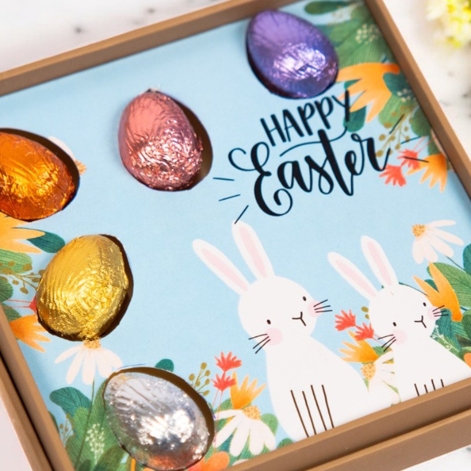 ZOROY Luxury Chocolate Easter Chocolate Egg Box | Pack of 5 Mini Choco Eggs | Premium Milk Chocolate Treats | Easter Basket Filler, Egg Hunt Goodies, Party Favors & Festive Gifting for Kids & Adults