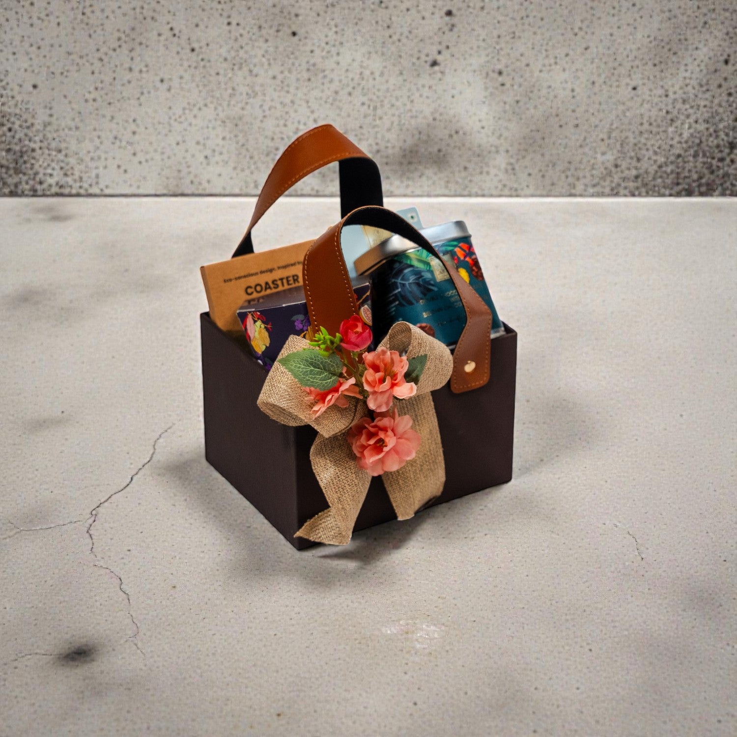 ZOROY Hot Chocolate Indulgence Basket | Premium Hot Chocolate Premix, Cookies & Chocolate Rice Crisps Gift Hamper
