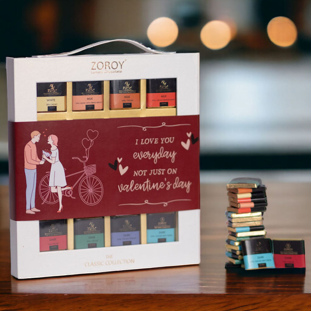 ZOROY I love you everyday Box of 16 Thins
