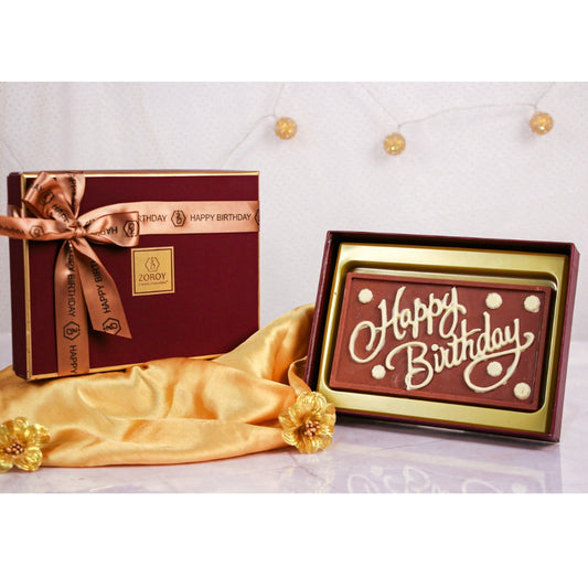 ZOROY Personalised Birthday Greetings in a Gift box - 200 Gms
