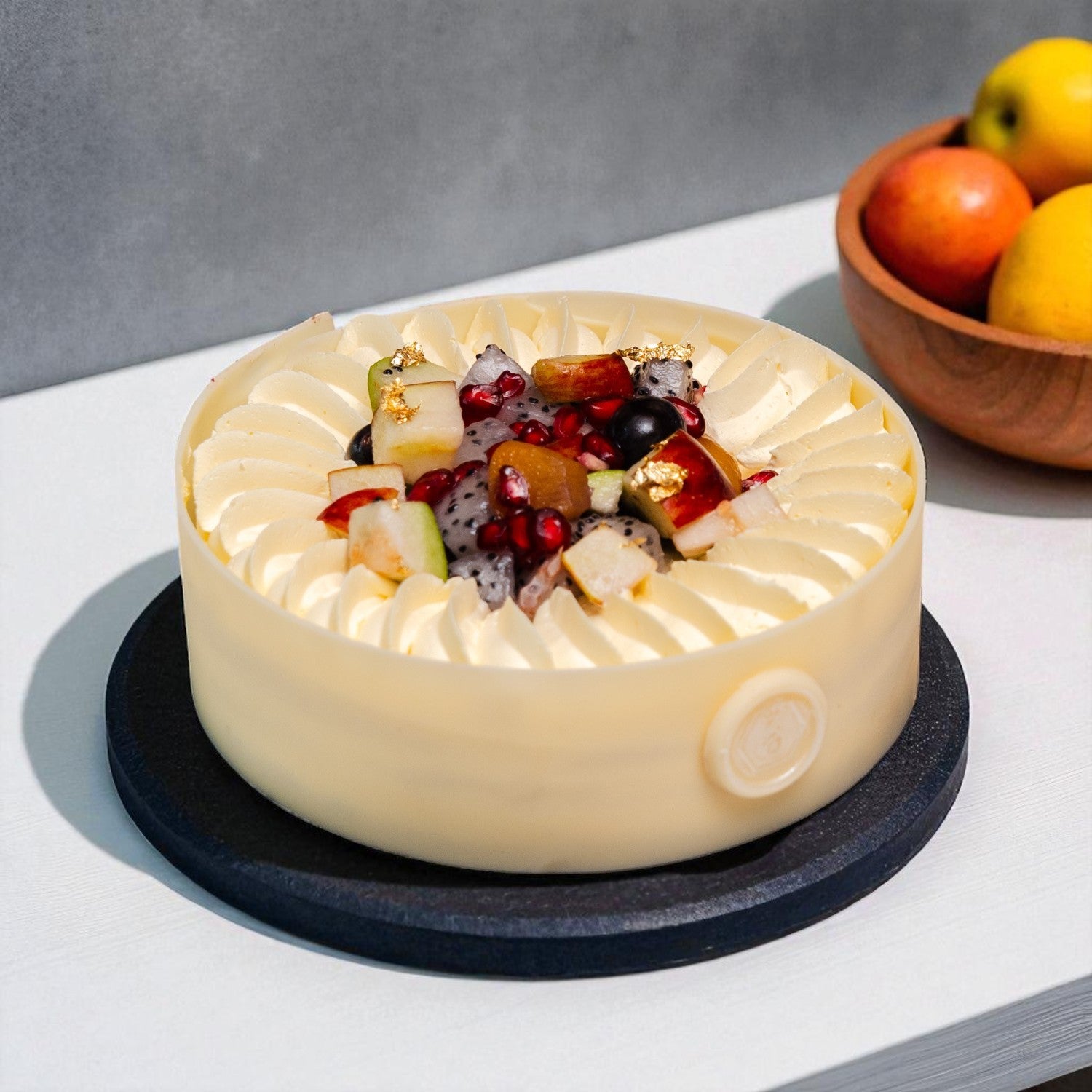 ZOROY Eggless Fresh Mixed Fruit Gateau