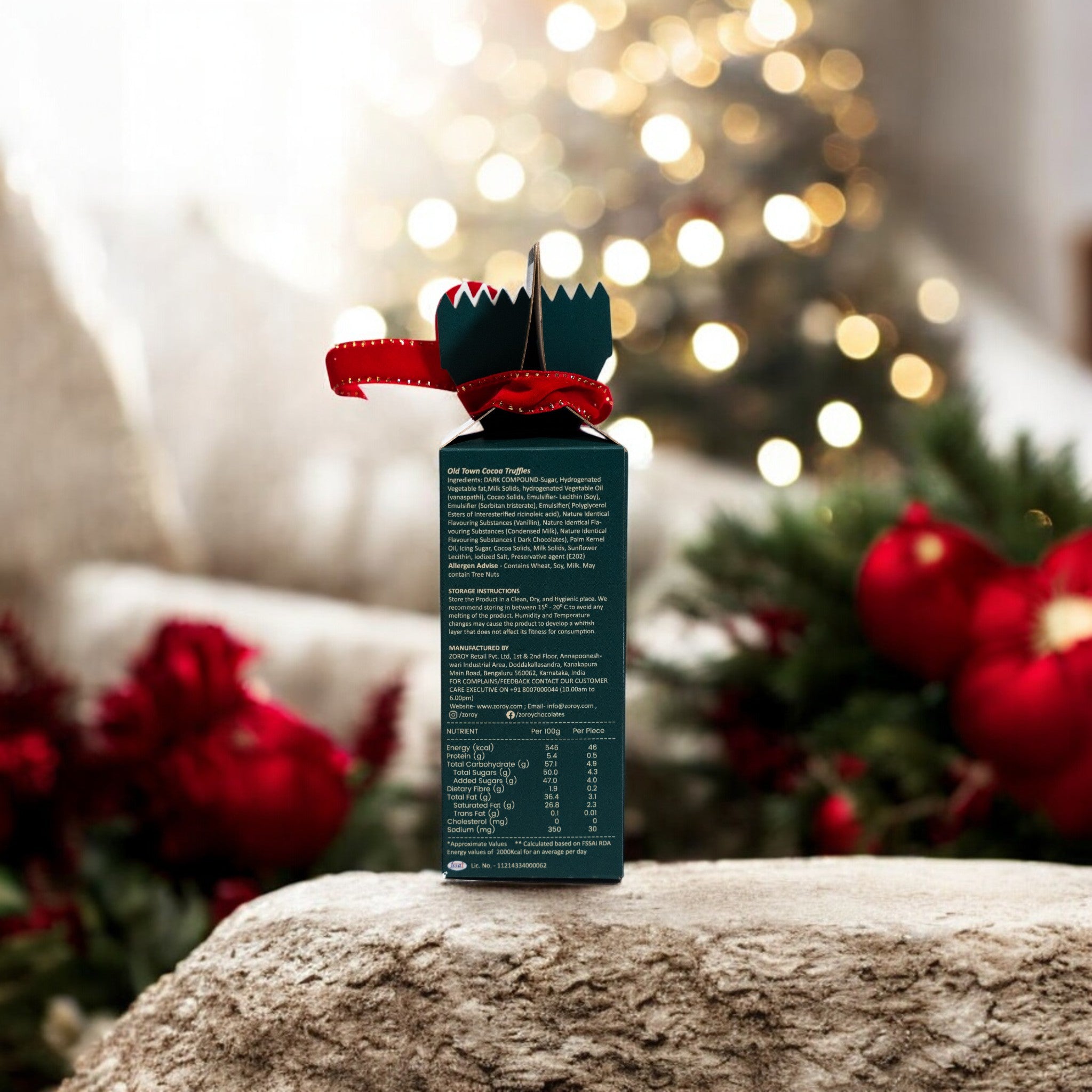 ZOROY Old Town Cocoa Truffles | Handcrafted Old-Fashioned Chocolate Truffles | Rich Cocoa-Dusted Premium Chocolates for Gifting, Festive Celebrations & Indulgence