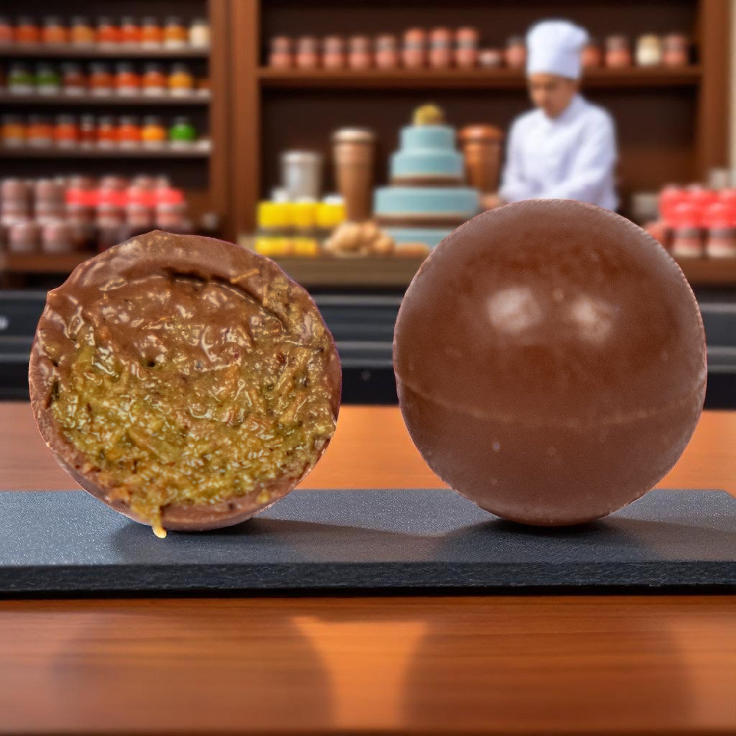 Pistachio Kunafa Chocolate