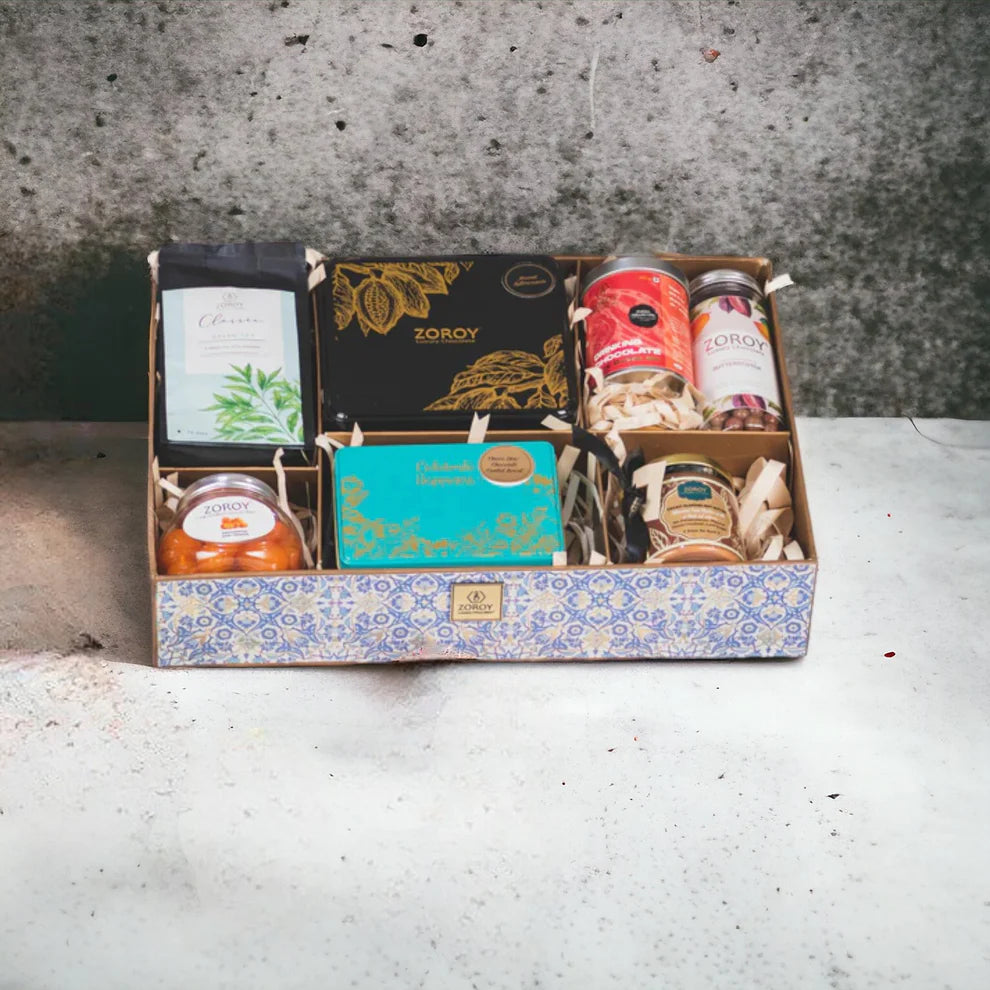 ZOROY Luxury Chocolate Mothers Day Everything Special Neel Gift Hamper With Assorted Milk & Dark Chocolates Dry Fruits Nuts For Corporate Diwali Birthday Anniversary Wedding Online Gifts Combo Pack