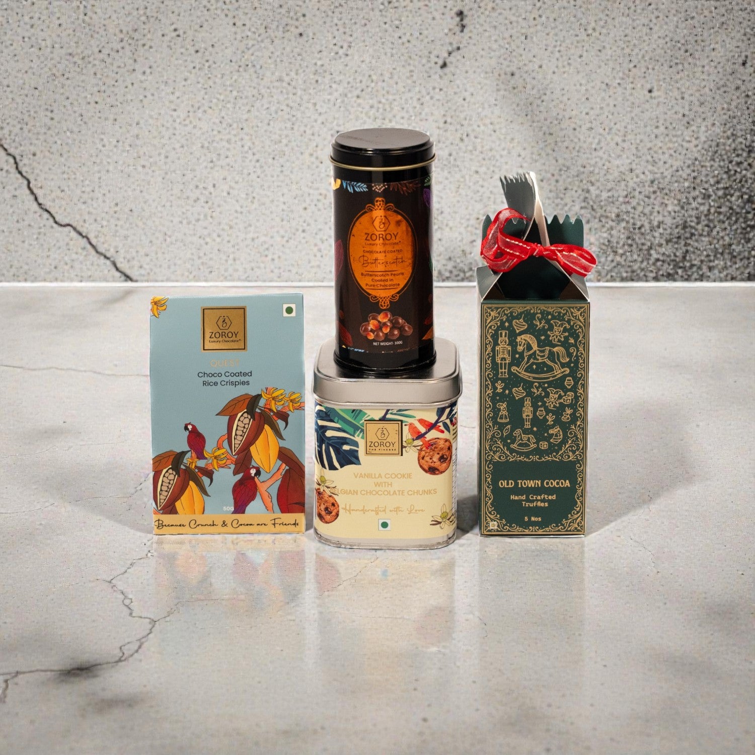 ZOROY The Indulgence Paradise Chocolate Gift Hamper | Truffles, Cookies, Chocolate Nuts & Rice Crisps Gift Box