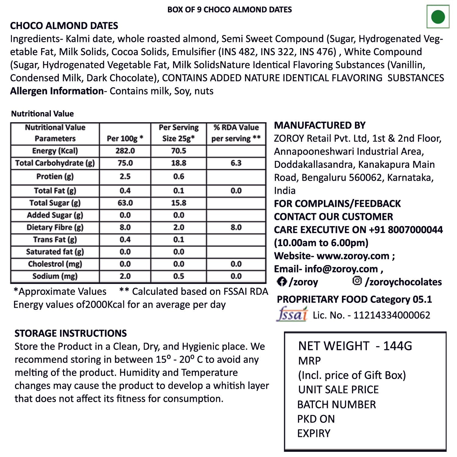 ZOROY Luxury Chocolate Arabic Hamper | Chocolate Dates, Gourmet Baklawa, Salted Pistachios, Craft Teas & Himalayan Honey | Festive Gift for Ramadan, Eid, Diwali, Christmas, Weddings & Special Occasion