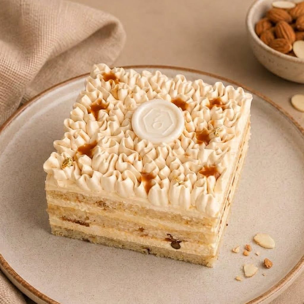 ZOROY Butterscotch Almond Praline Cake