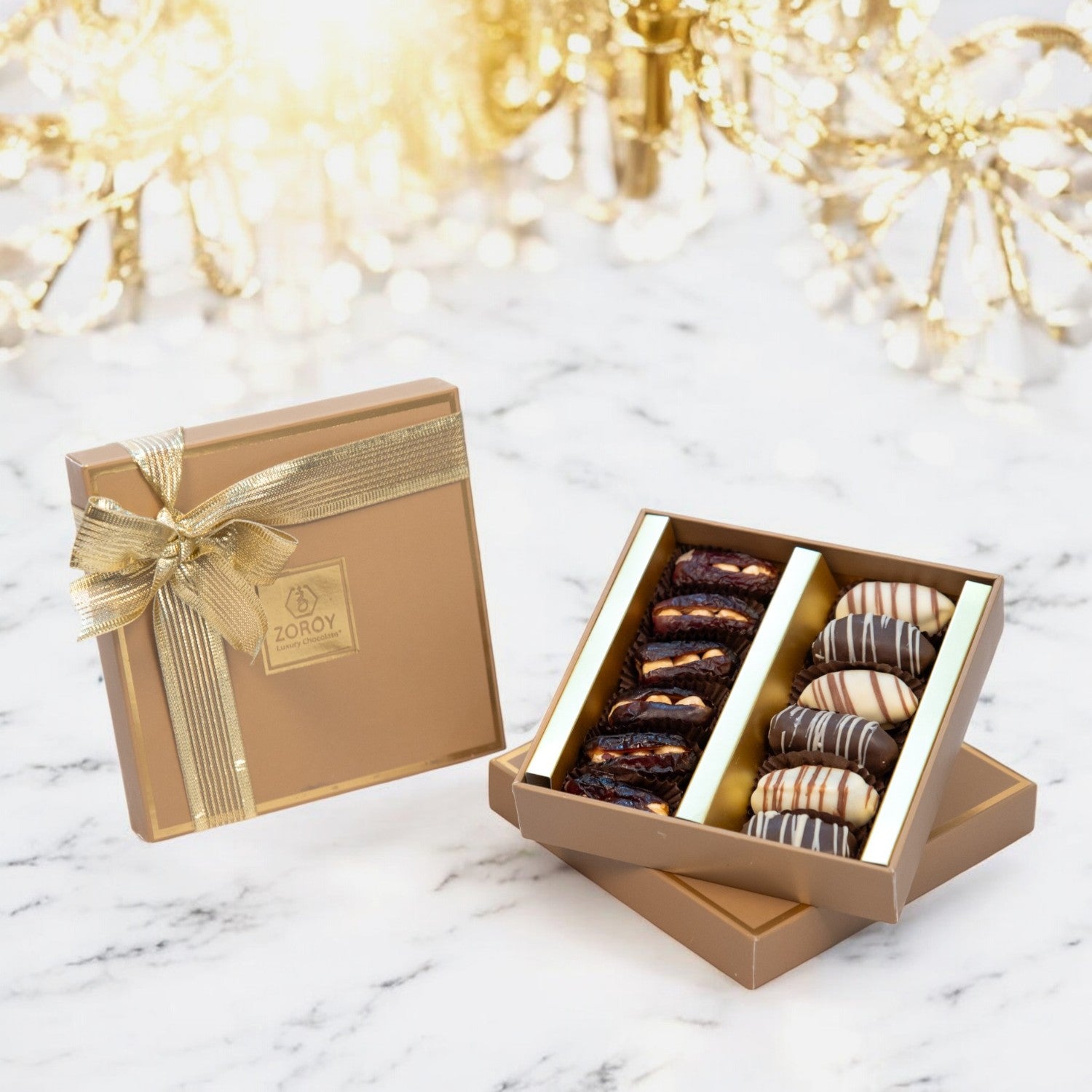 ZOROY Assorted Dry Fruit Filled Dates 180G