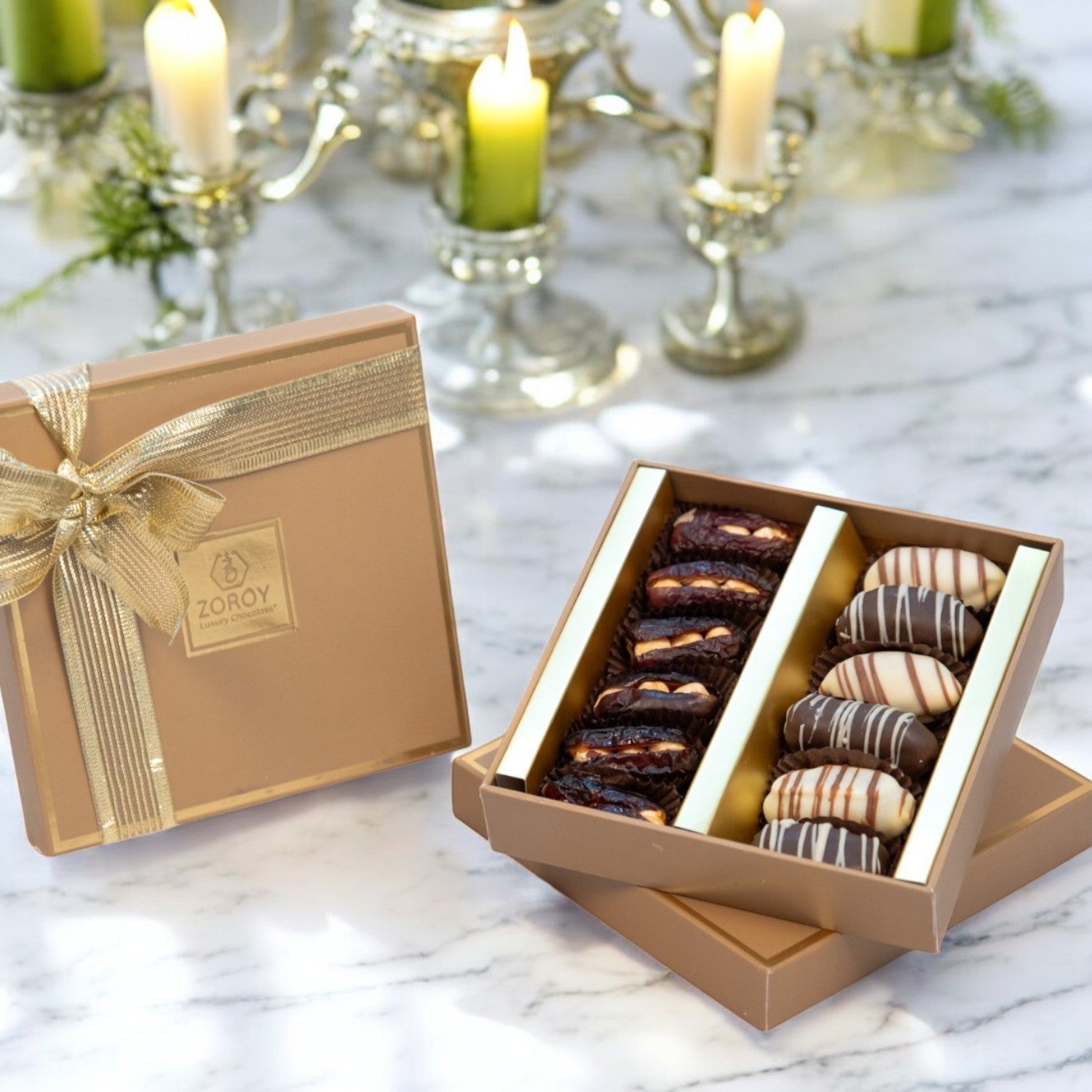 ZOROY Assorted Dry Fruit Filled Dates 180G