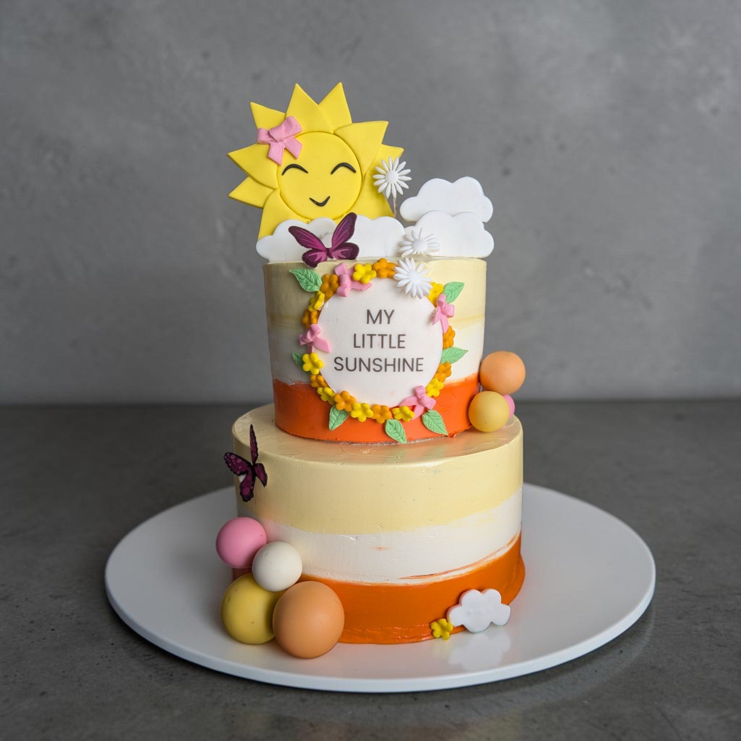 First Trip Around the Sun Birthday Theme Cake
