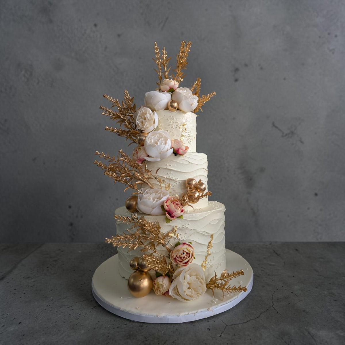 Three-Tier Berry Celebration Theme Cake