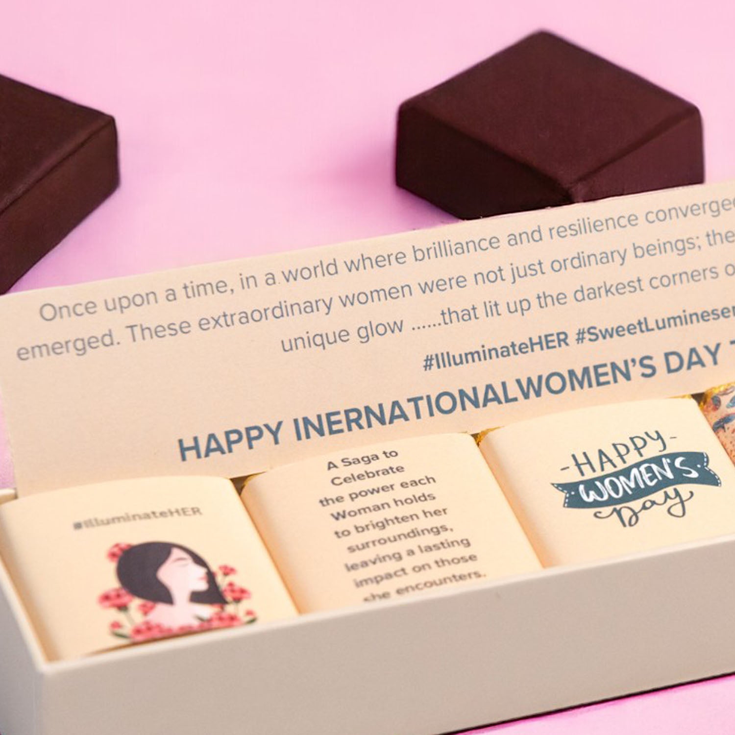 ZOROY Luxury Chocolate 5 almond cranberry delight| Gift for HER | Women's Day Gift for Mother Sister Friend Colleague - 50 Gms