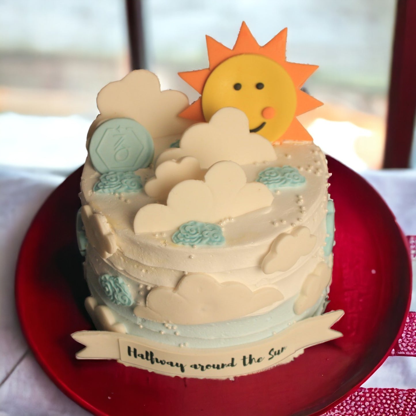 ZOROY Around the sun halfway Cake