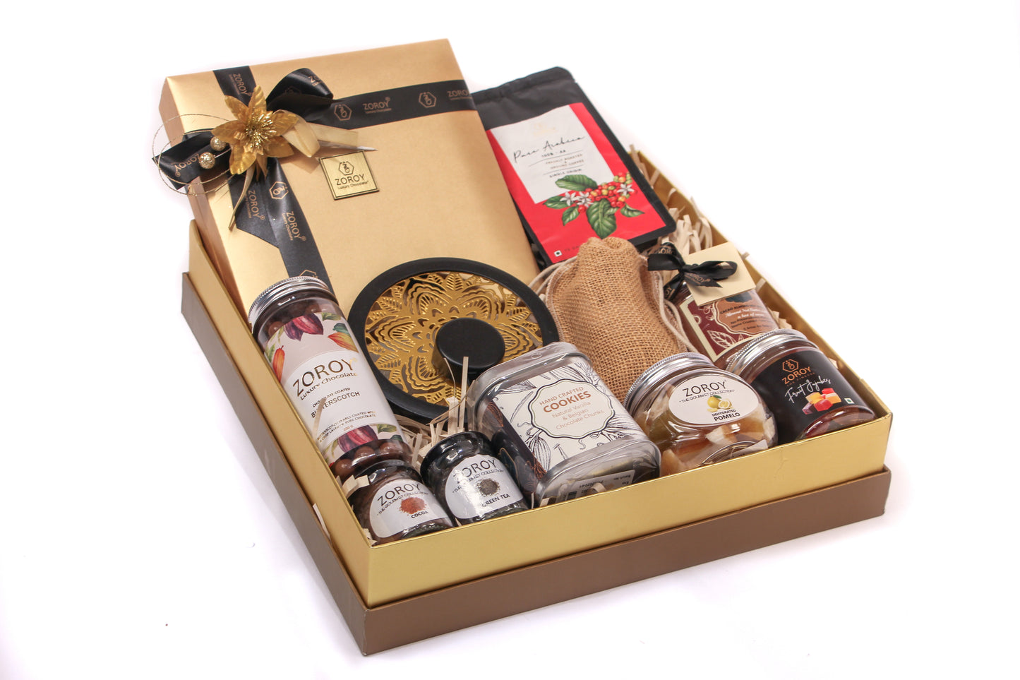 ZOROY Goodness Overload Hamper of Luxury goodies and chocolates