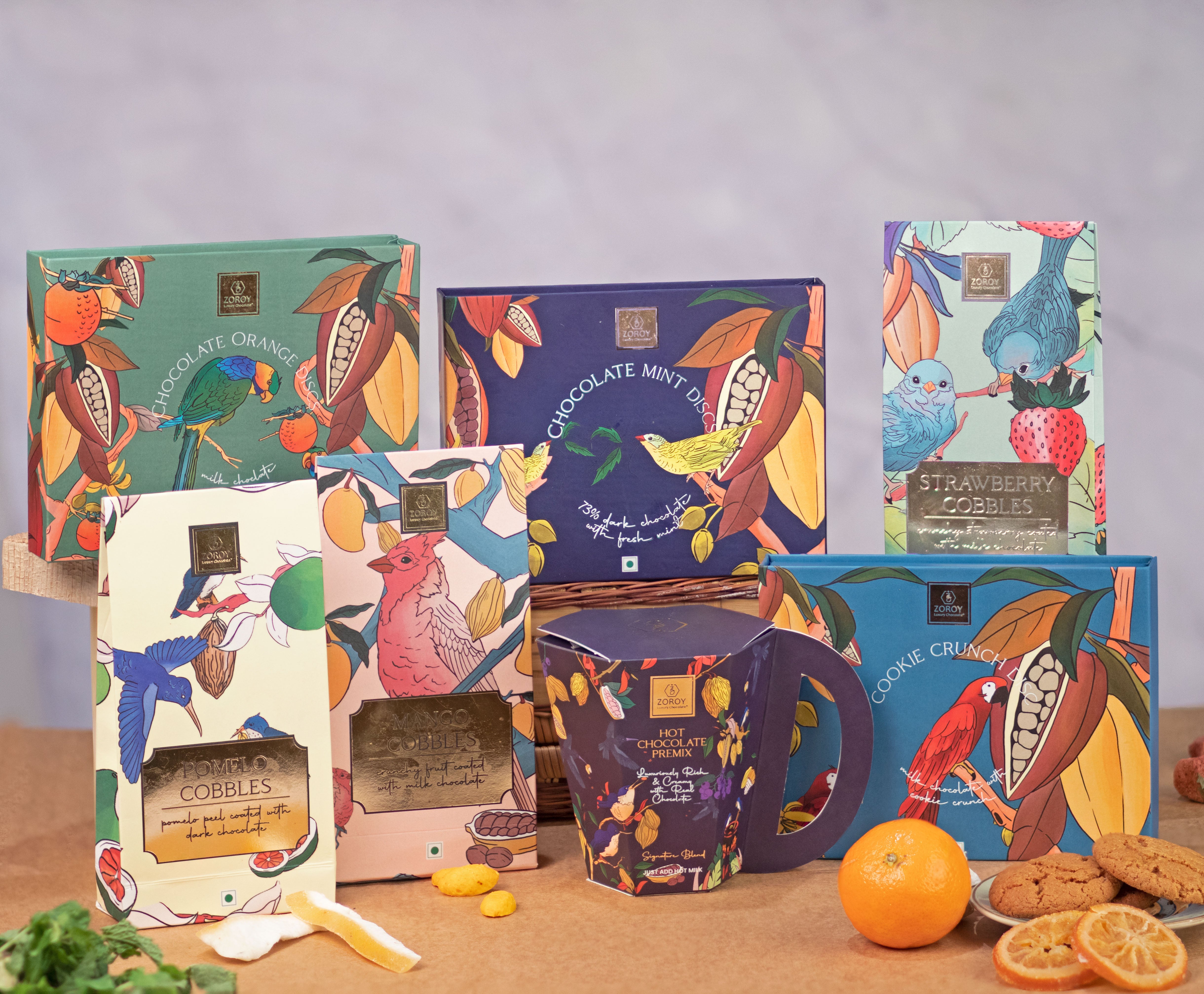 ZOROY Luxury Chocolate Palm Carnival Celebration Hamper For Christmas Corporate Birthday Weeding essentials | Belgian style chocolate | Fruit jujube | Plum cake