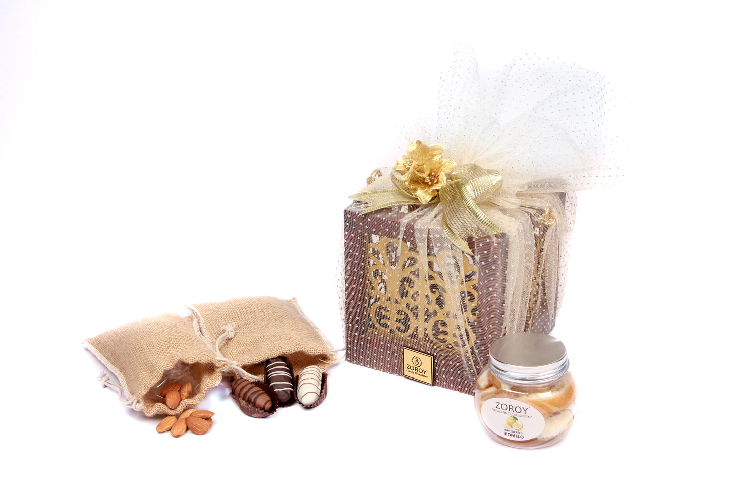 ZOROY Wood Lantern Festive Hamper