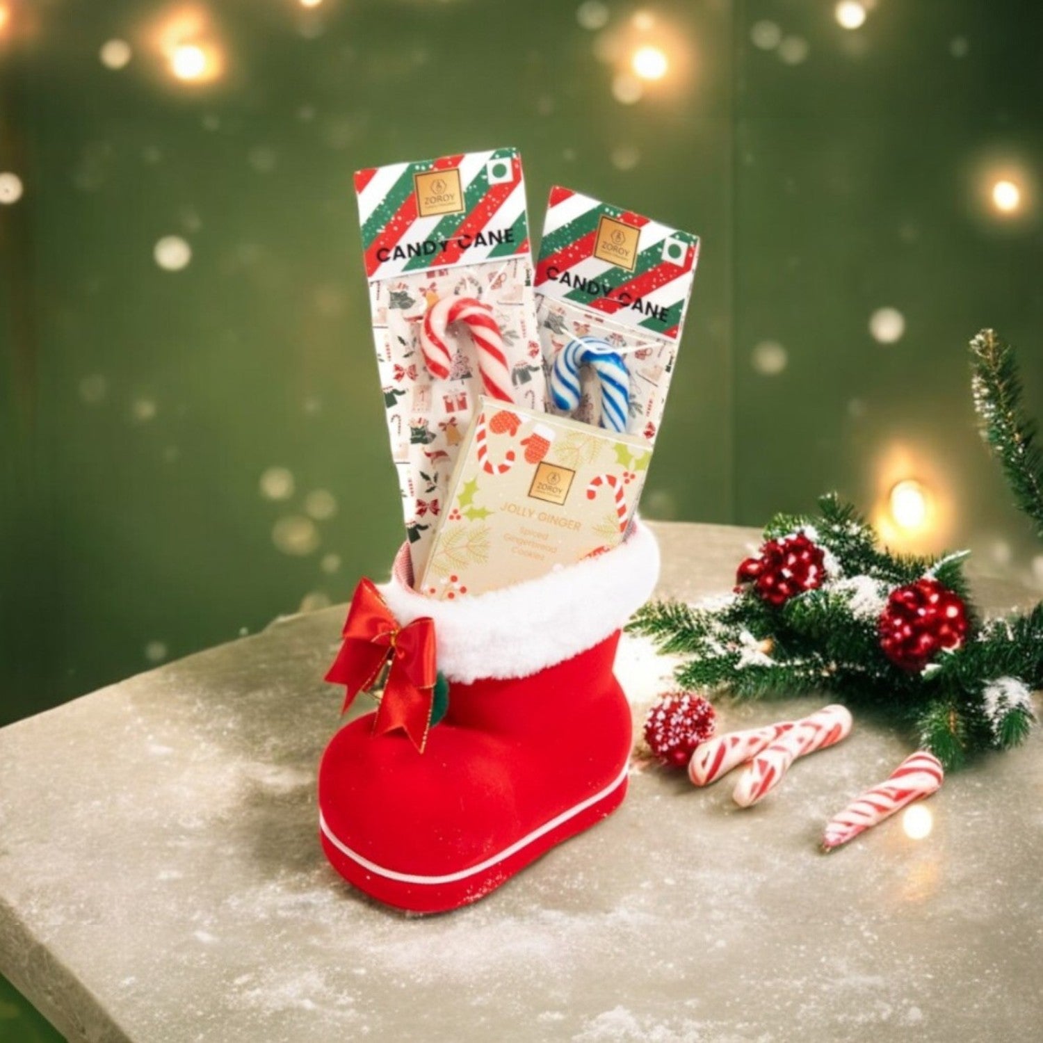 SANTA STOCKING SHOES HAMPER
