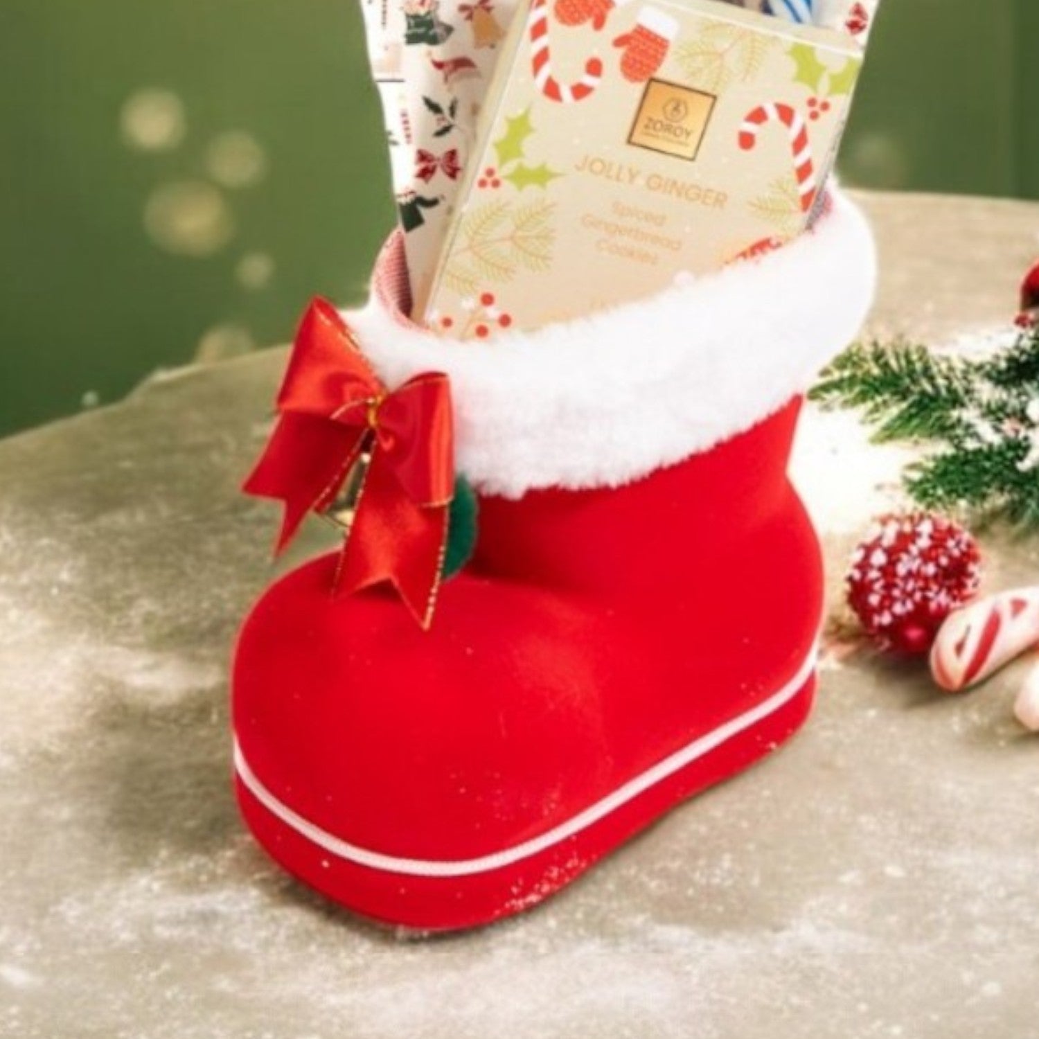 SANTA STOCKING SHOES HAMPER