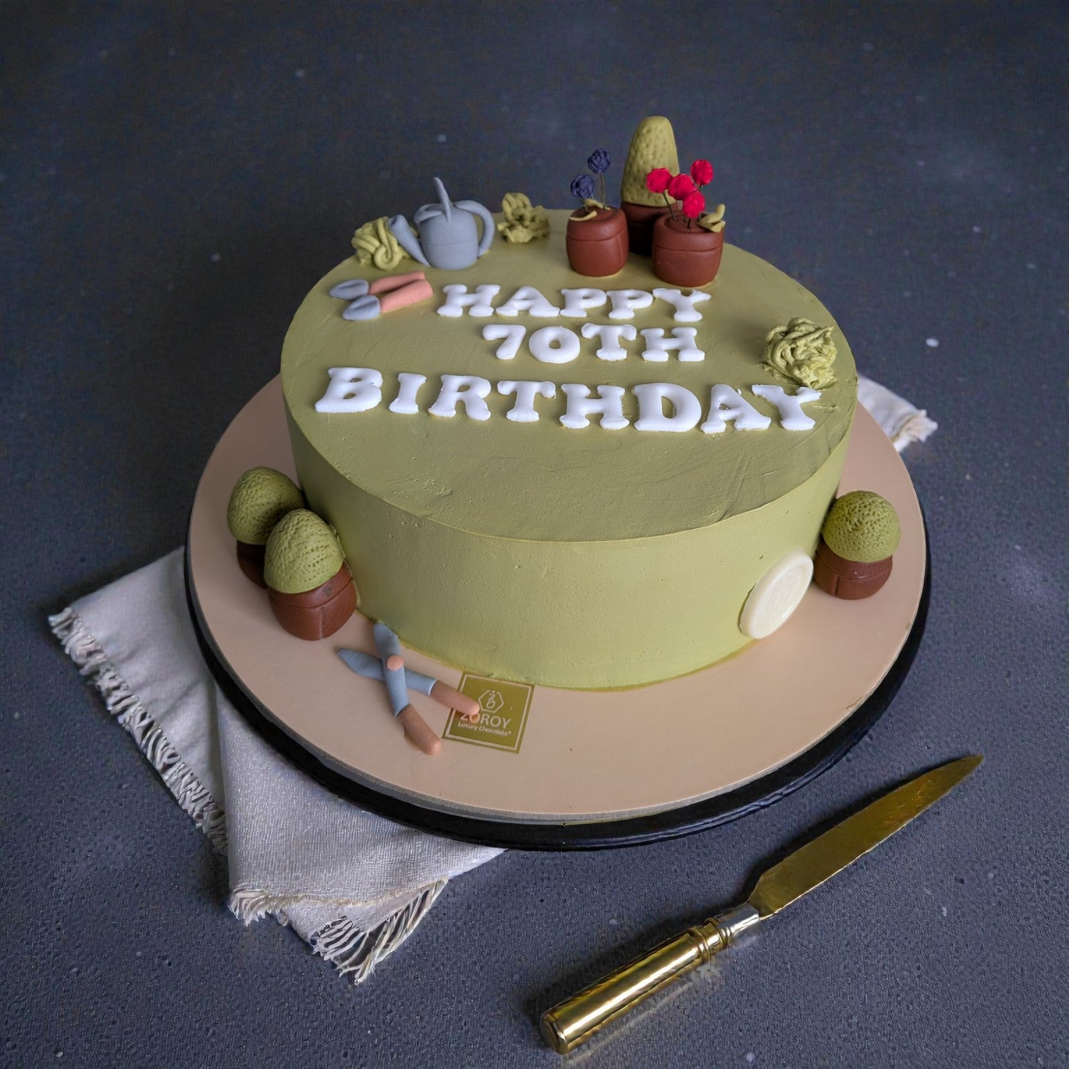 Gardening Theme Cake
