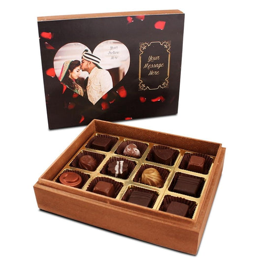 ZOROY Raw looking Personalized wooden Gift Box