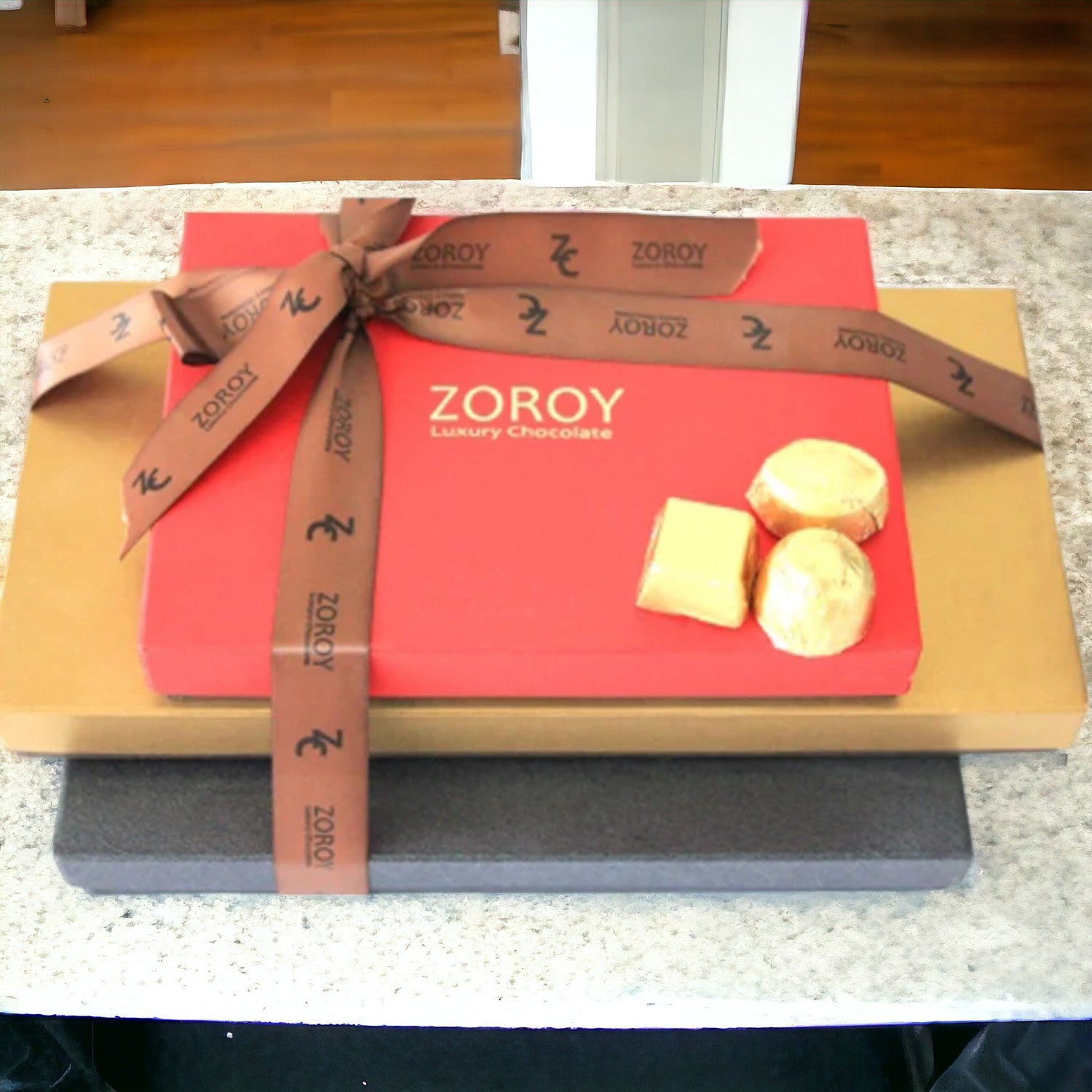ZOROY Assorted Delite The Luxury Tower of 3 Chocolate Gift boxes (616