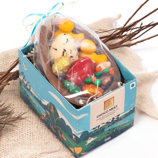 ZOROY Chocolate Easter box of 1 Extra Large Nest