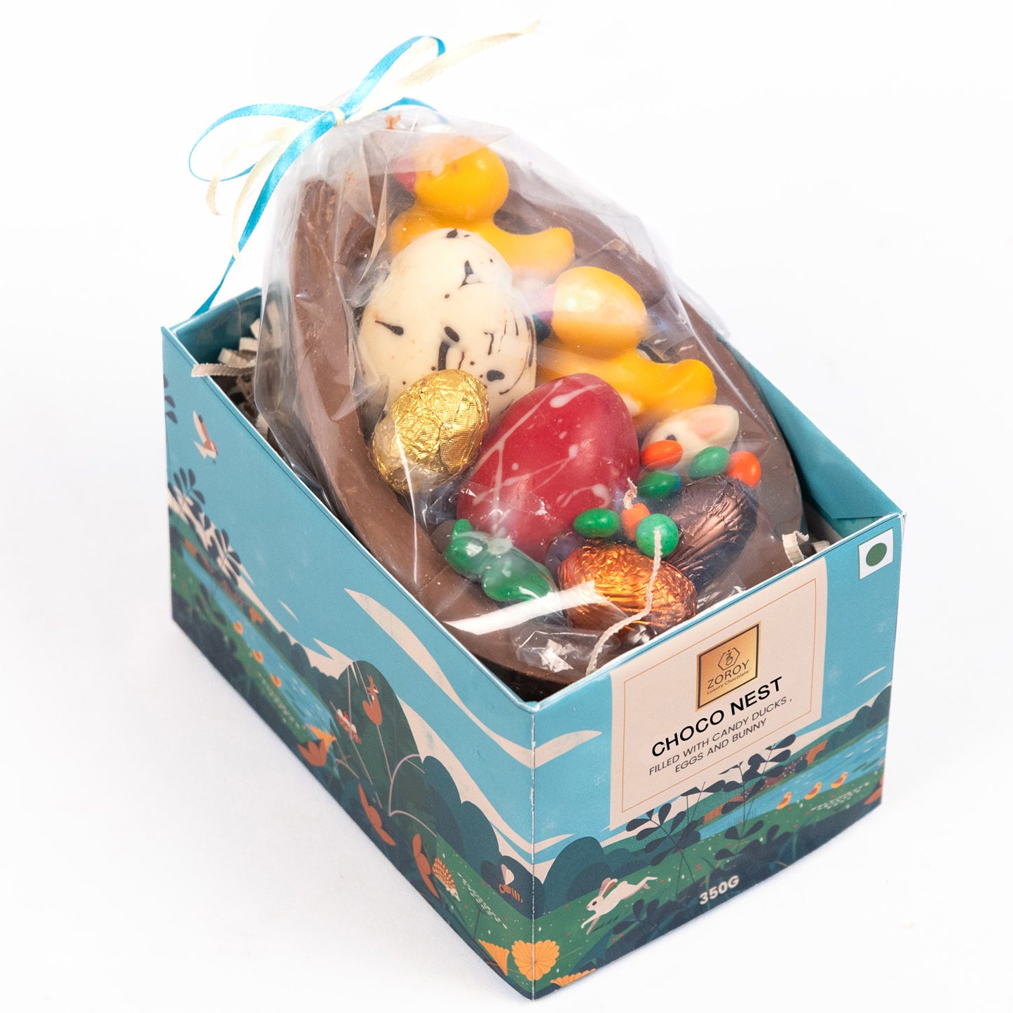 ZOROY Chocolate Easter box of 1 Extra Large Nest