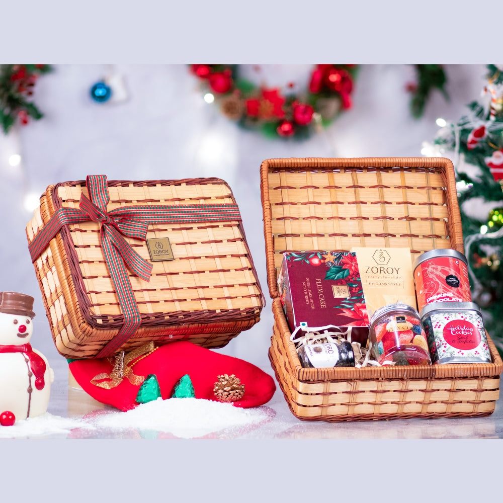ZOROY LUXURY CHOCOLATE Christmas Picnic Gift Hamper Combo For Celebration Corporate X Mass Merry Surprise Family Kids Weeding New Year Love Assorted Chocolate Box