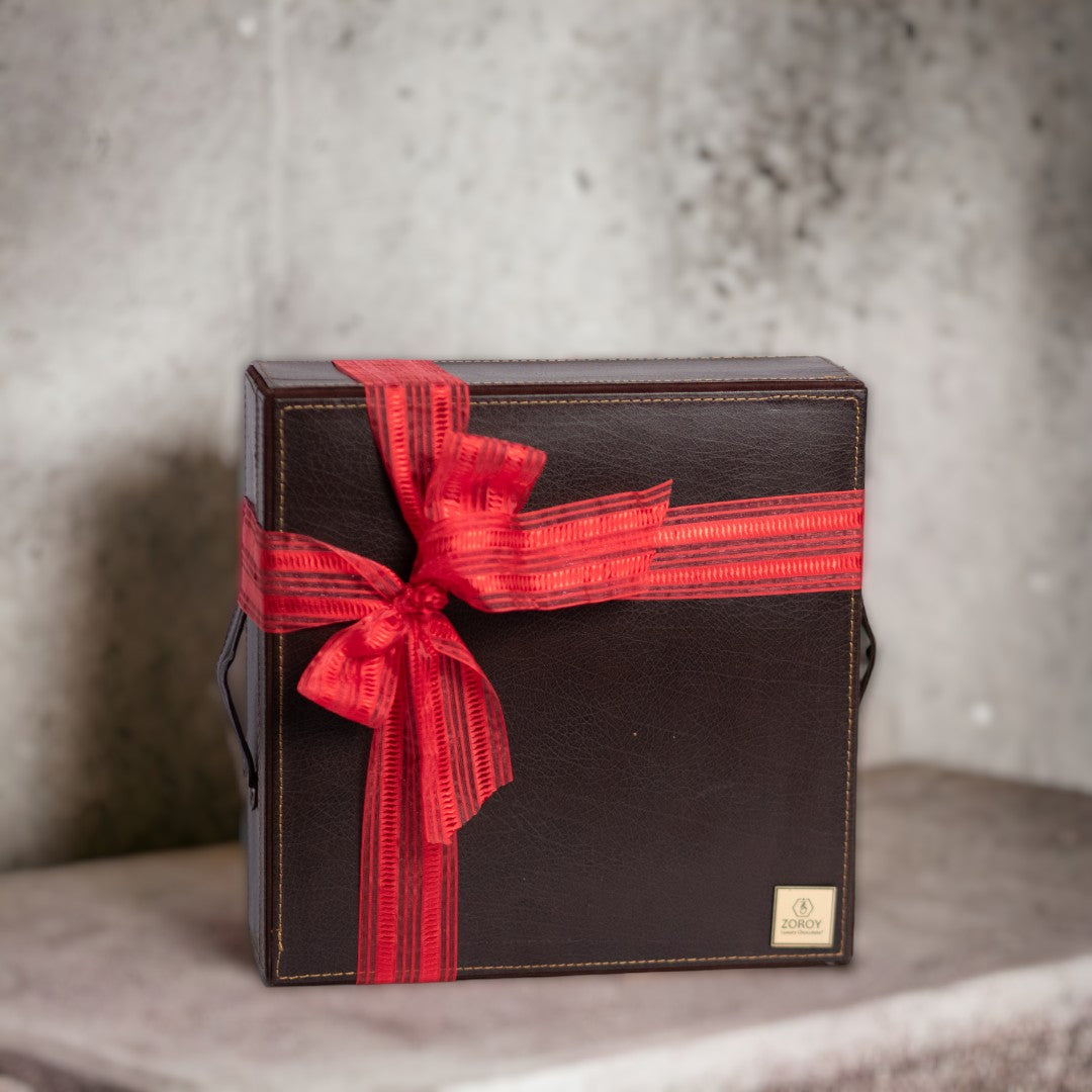 ZOROY Luxury Chocolate You are Loved Leather hamper