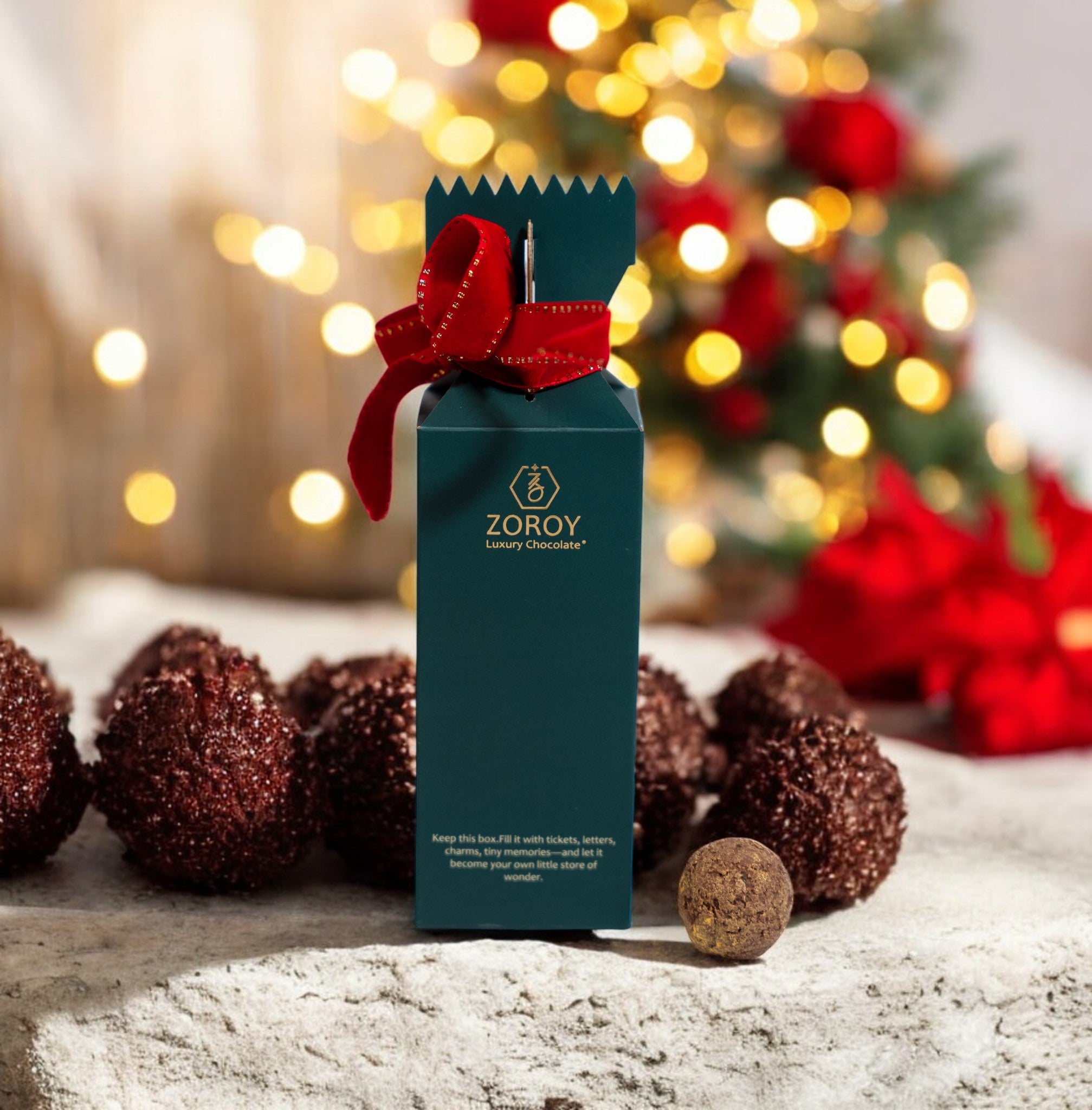 ZOROY Old Town Cocoa Truffles | Handcrafted Old-Fashioned Chocolate Truffles | Rich Cocoa-Dusted Premium Chocolates for Gifting, Festive Celebrations & Indulgence