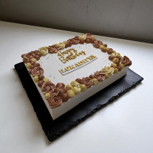 Floral Elegant Sheet Cake