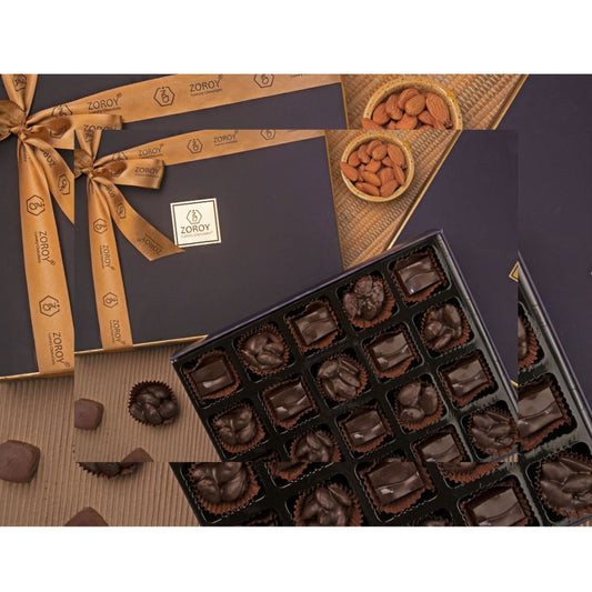 ZOROY 59% Vegan Dark Sugarfree Chocolates | No added Sugar | No Maltitol | Stevia Sweetened | 20nos