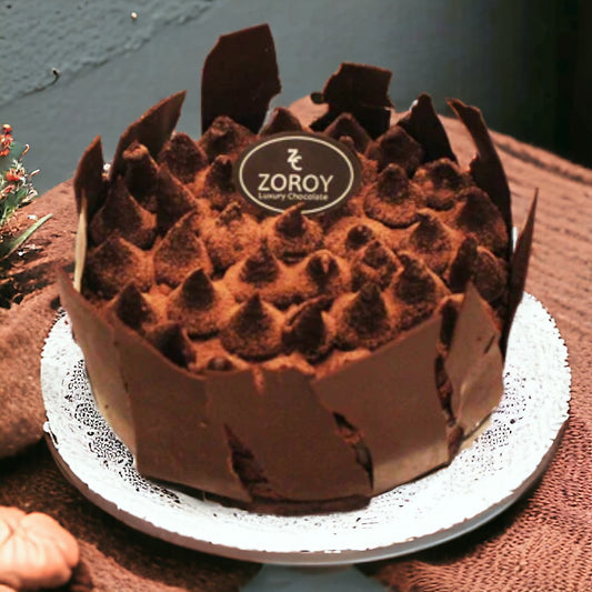 ZOROY Sugar free Belgian Truffle Chocolate Cake