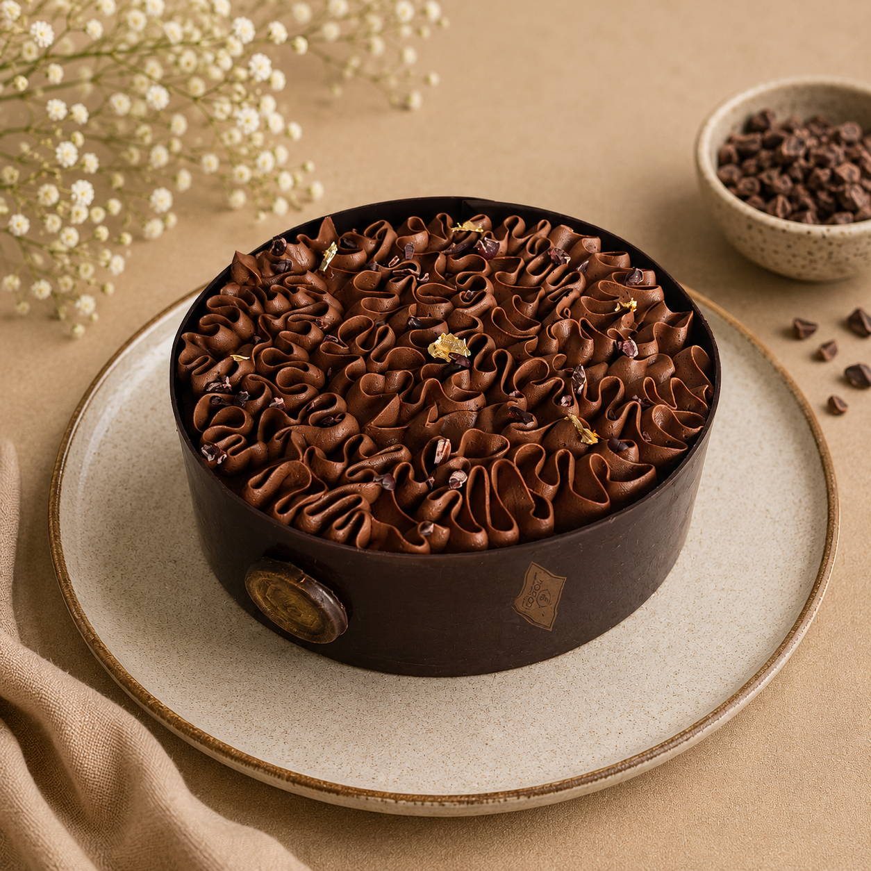 ZOROY  special Belgian chocolate truffle cake