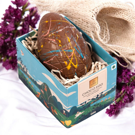 ZOROY Easter 1 Large Eggs with Bunnies and Ducks Gift Box