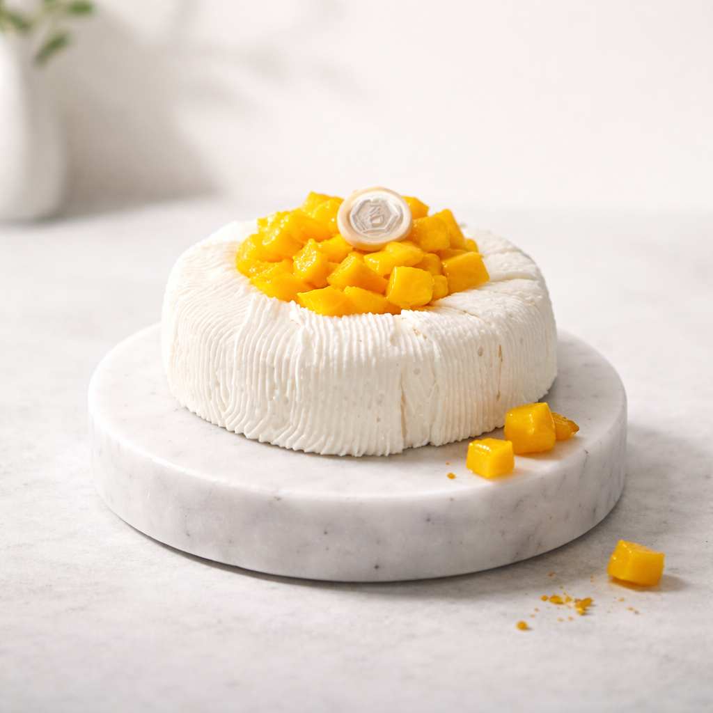 ZOROY Sugarfree Eggless Fresh Mango Cake