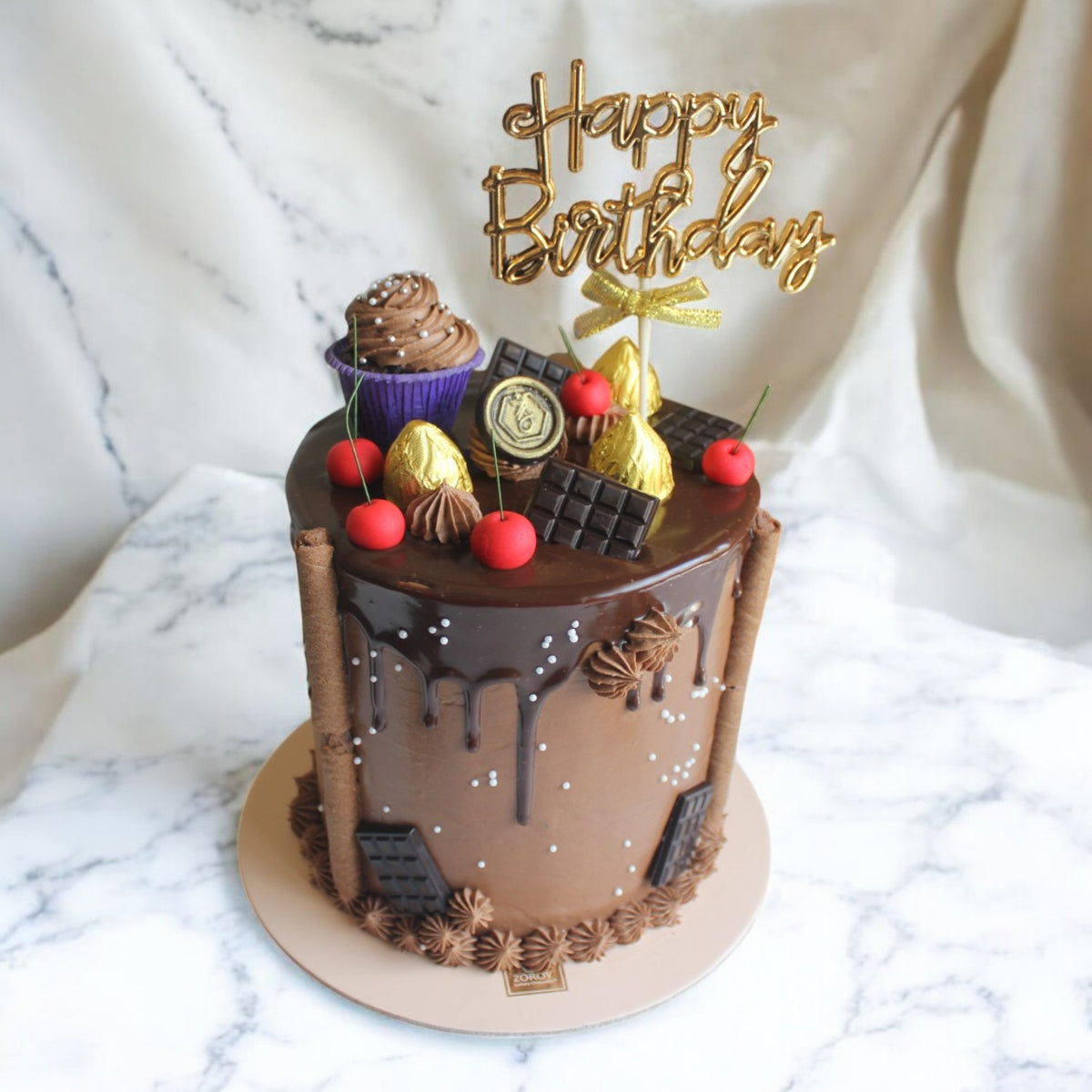 ZOROY Tall Chocolate Overload Cake